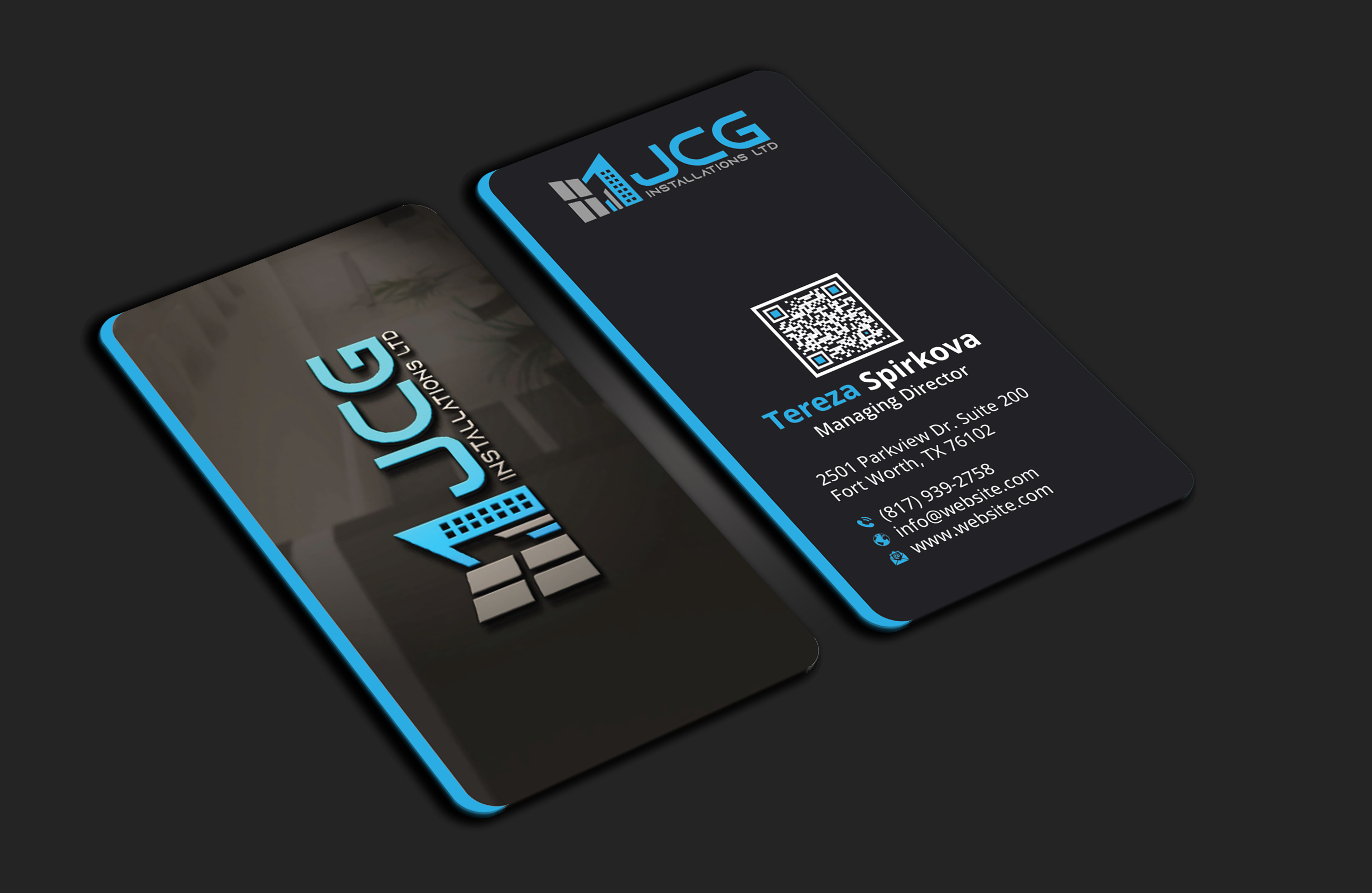 Business Card Design by DesignerShahadat for JCG Installations Ltd  | Design #33023613
