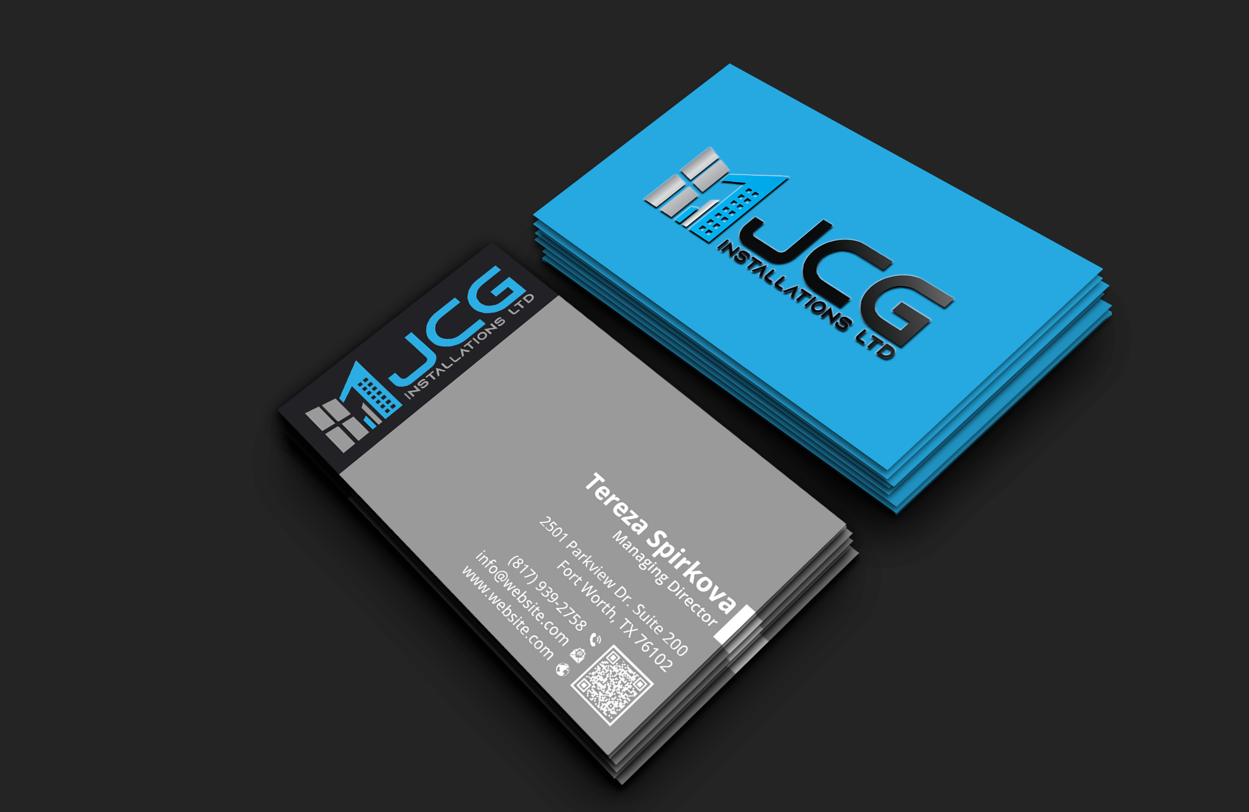 Business Card Design by DesignerShahadat for JCG Installations Ltd  | Design #33023620