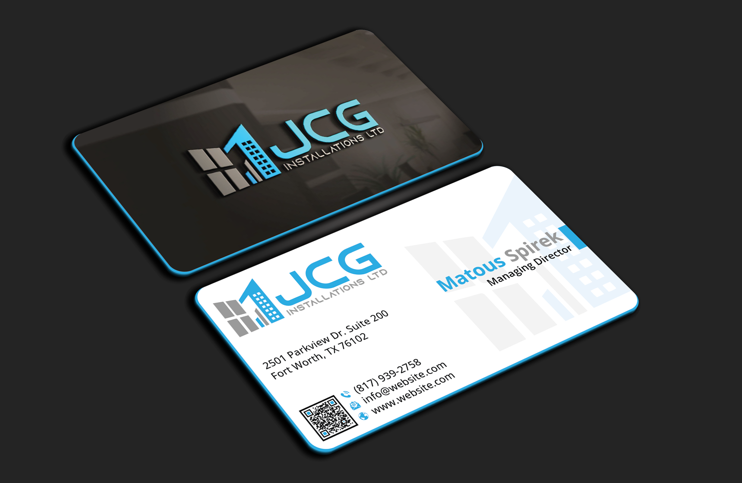 Business Card Design by DesignerShahadat for JCG Installations Ltd  | Design #33023622