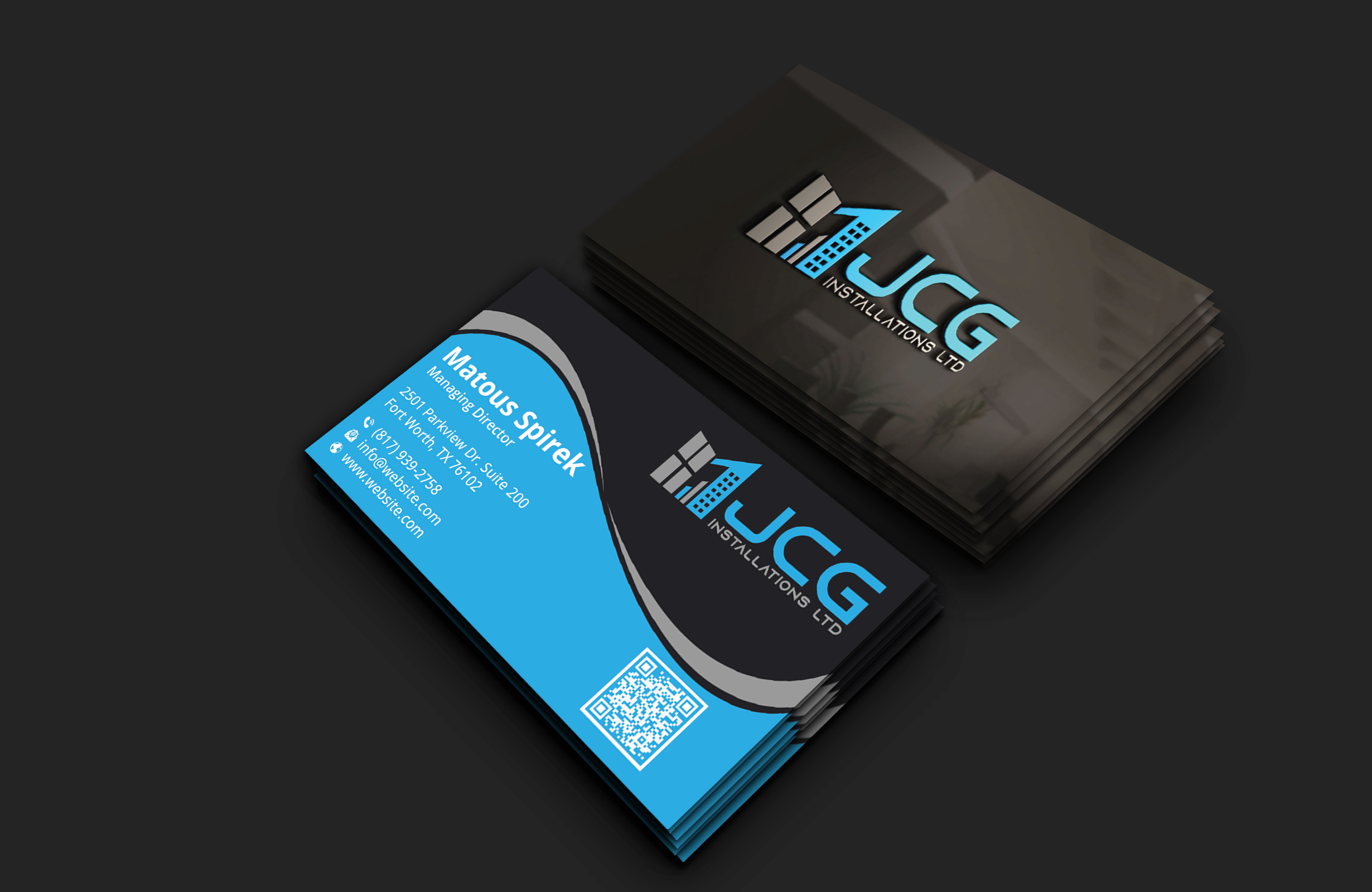 Business Card Design by DesignerShahadat for JCG Installations Ltd  | Design #33023721