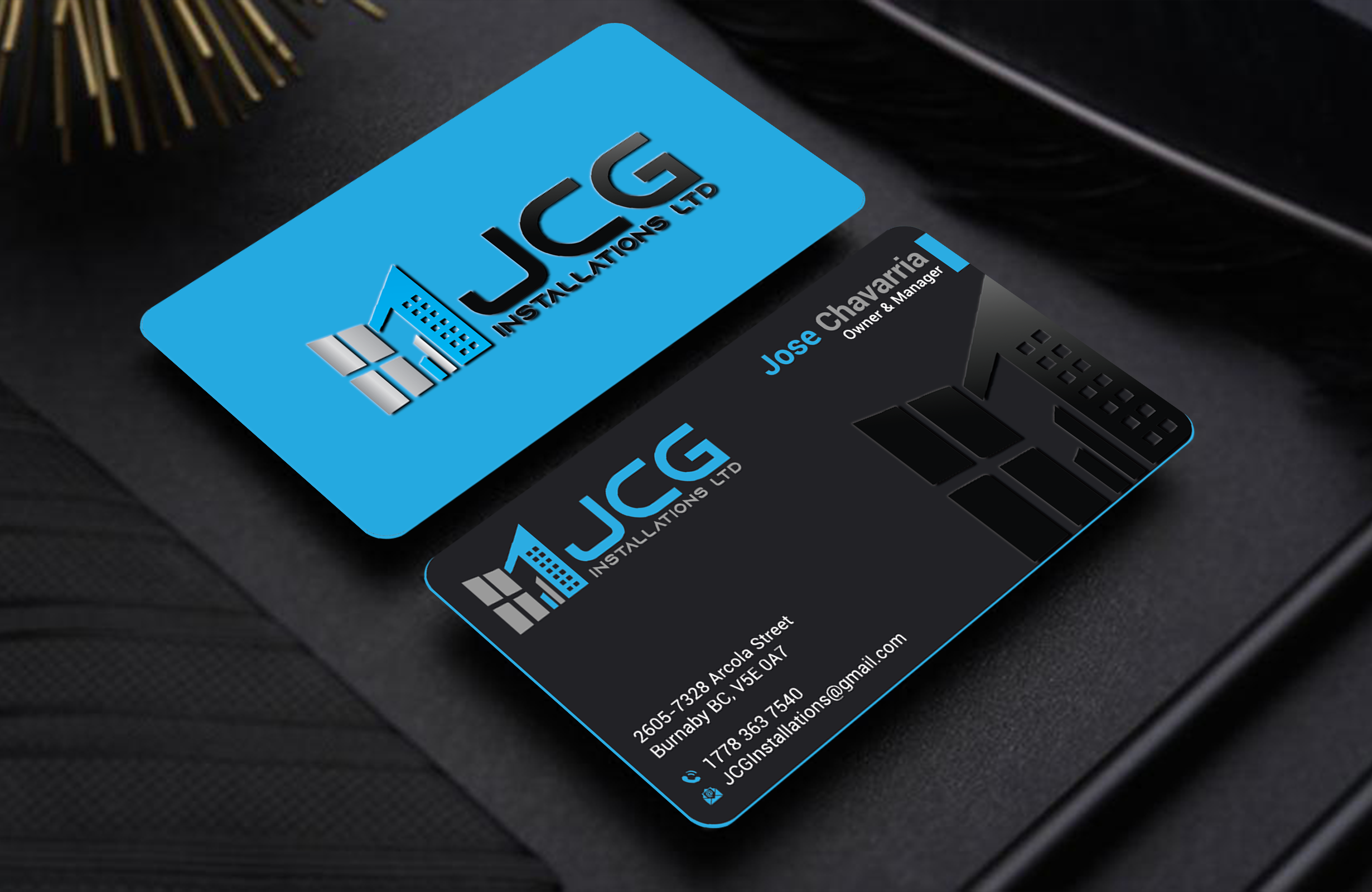 Business Card Design by DesignerShahadat for JCG Installations Ltd  | Design #33032969