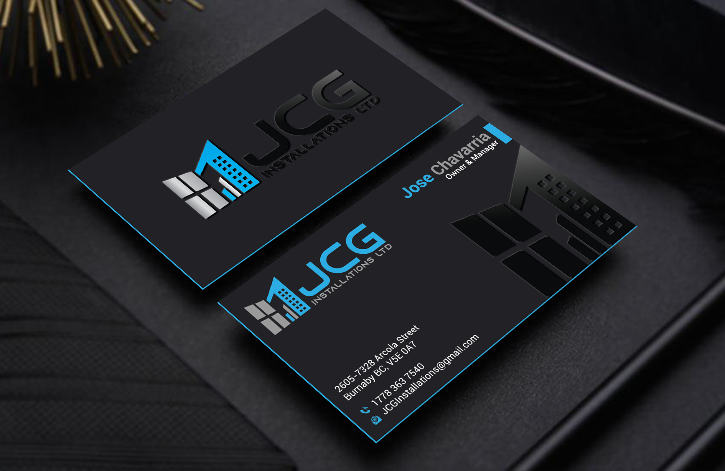 Business Card Design by DesignerShahadat for JCG Installations Ltd  | Design #33032993