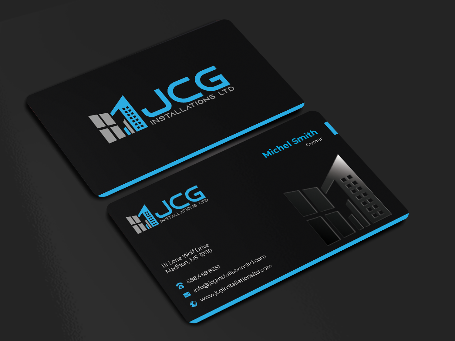 Business Card Design by Innovative Graphix for JCG Installations Ltd  | Design #33026931