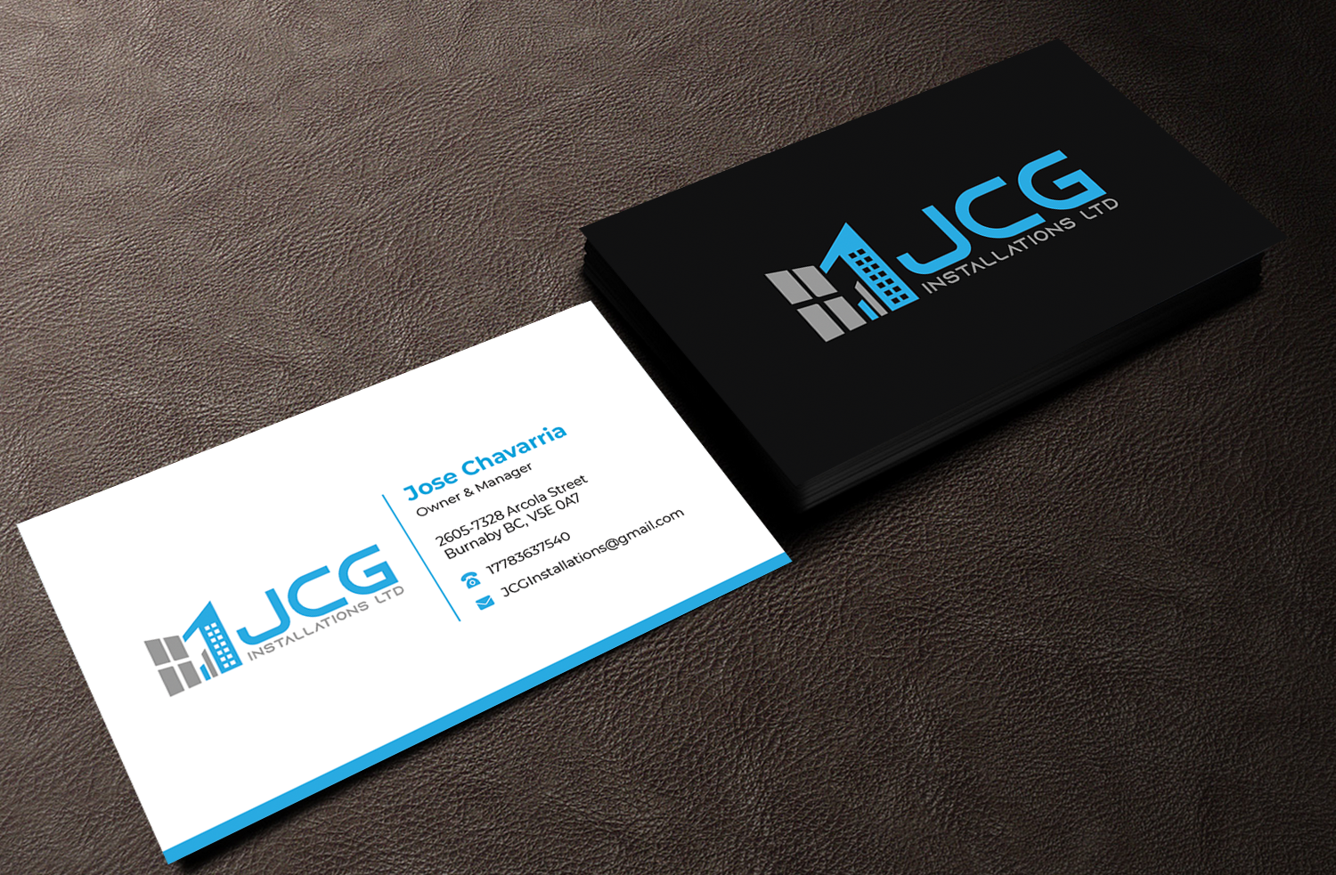 Business Card Design by Innovative Graphix for JCG Installations Ltd  | Design #33032909