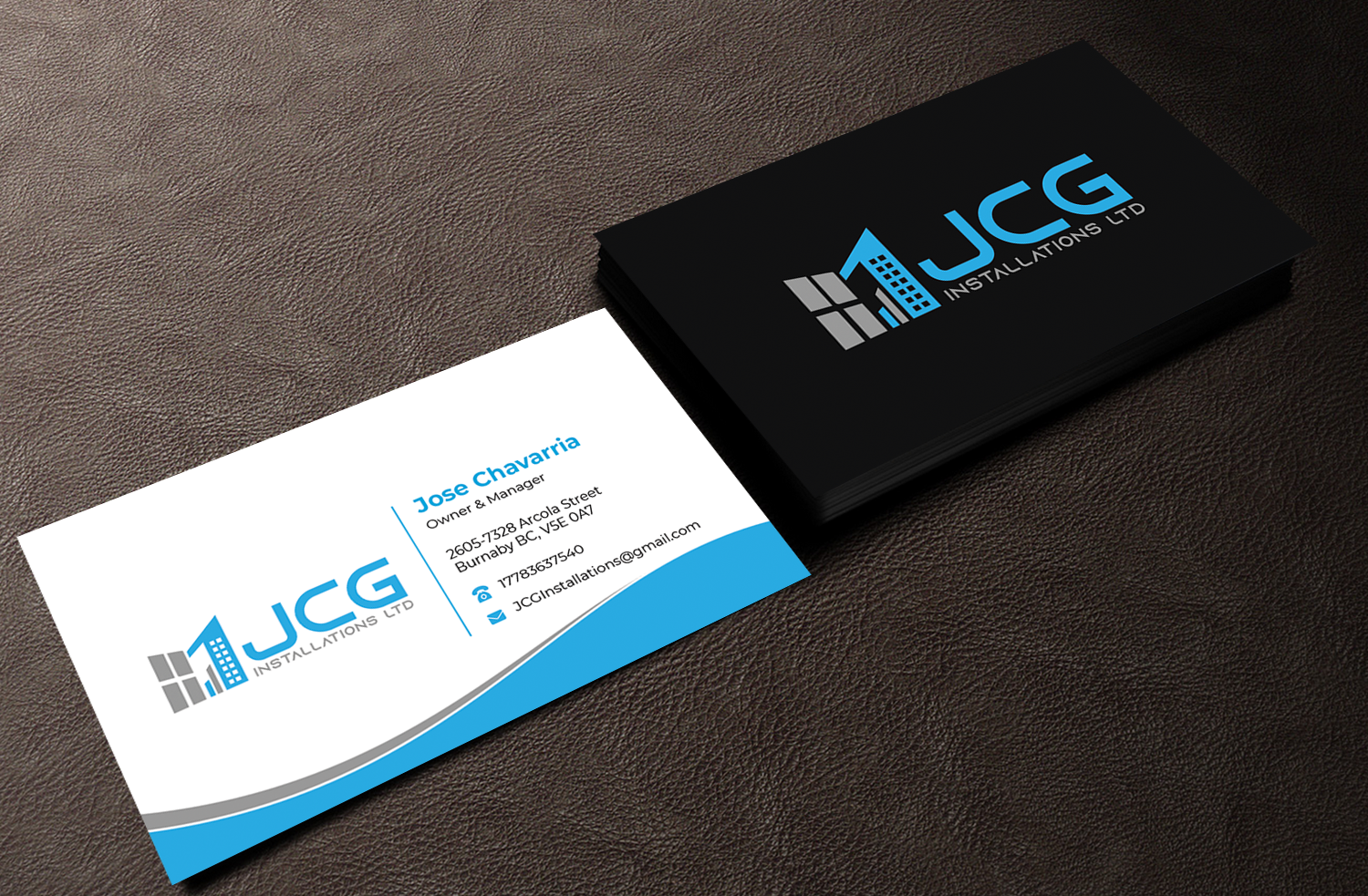 Business Card Design by Innovative Graphix for JCG Installations Ltd  | Design #33032914