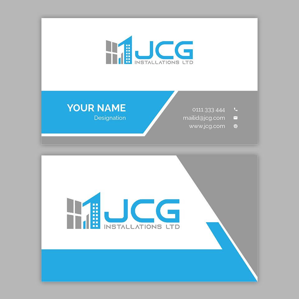 Business Card Design by YourLogoMaster for JCG Installations Ltd  | Design #33030505