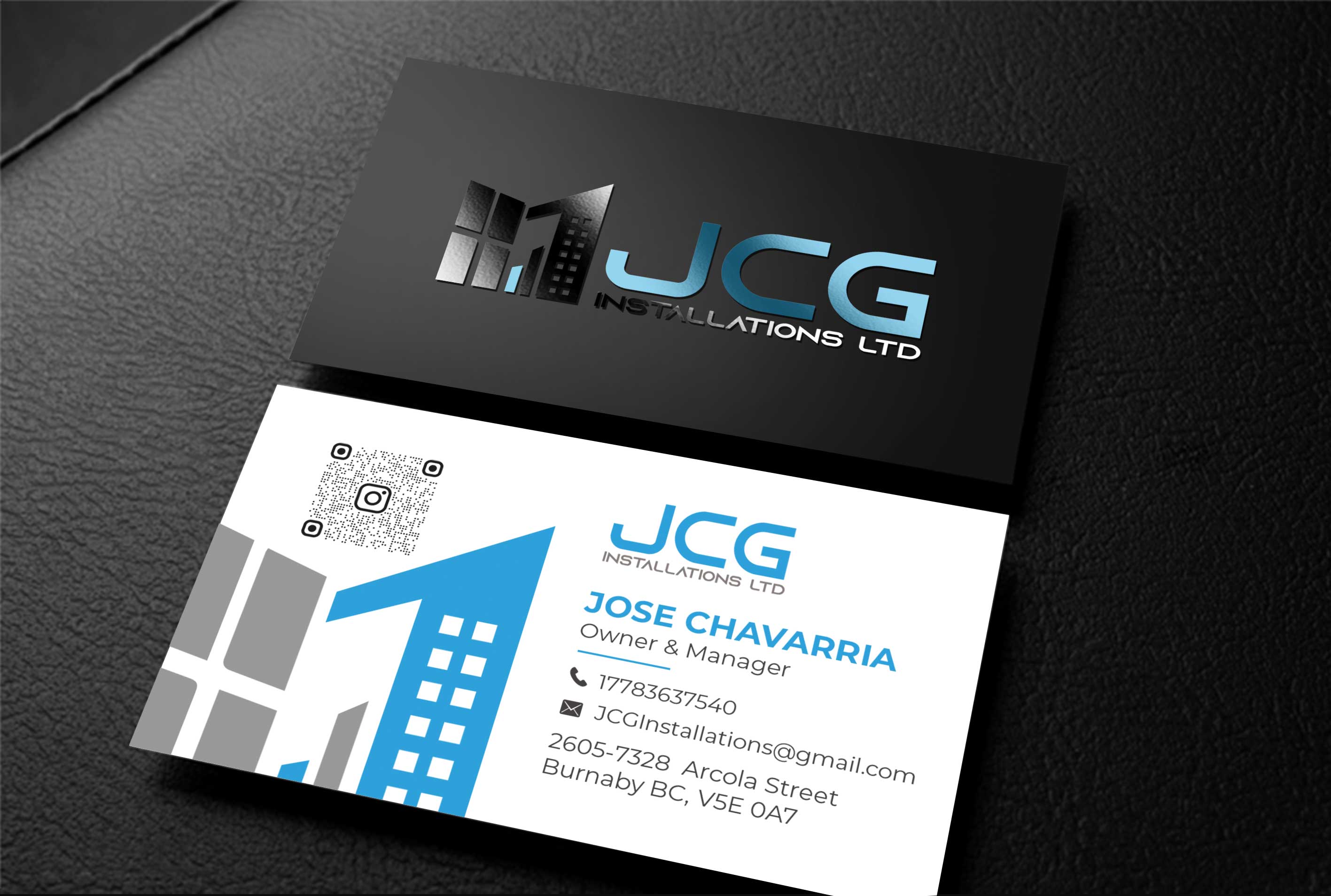Business Card Design by Design_Duo for JCG Installations Ltd  | Design #33028121