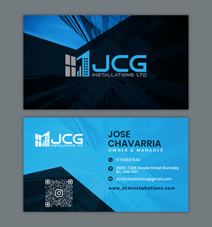 Business Card Design by debdesign for JCG Installations Ltd  | Design: #33037286