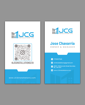 Business Card Design by debdesign for JCG Installations Ltd  | Design: #33037612