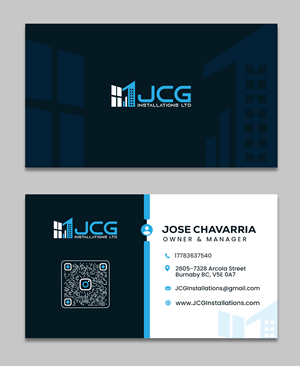 Business Card Design by debdesign for JCG Installations Ltd  | Design: #33037724