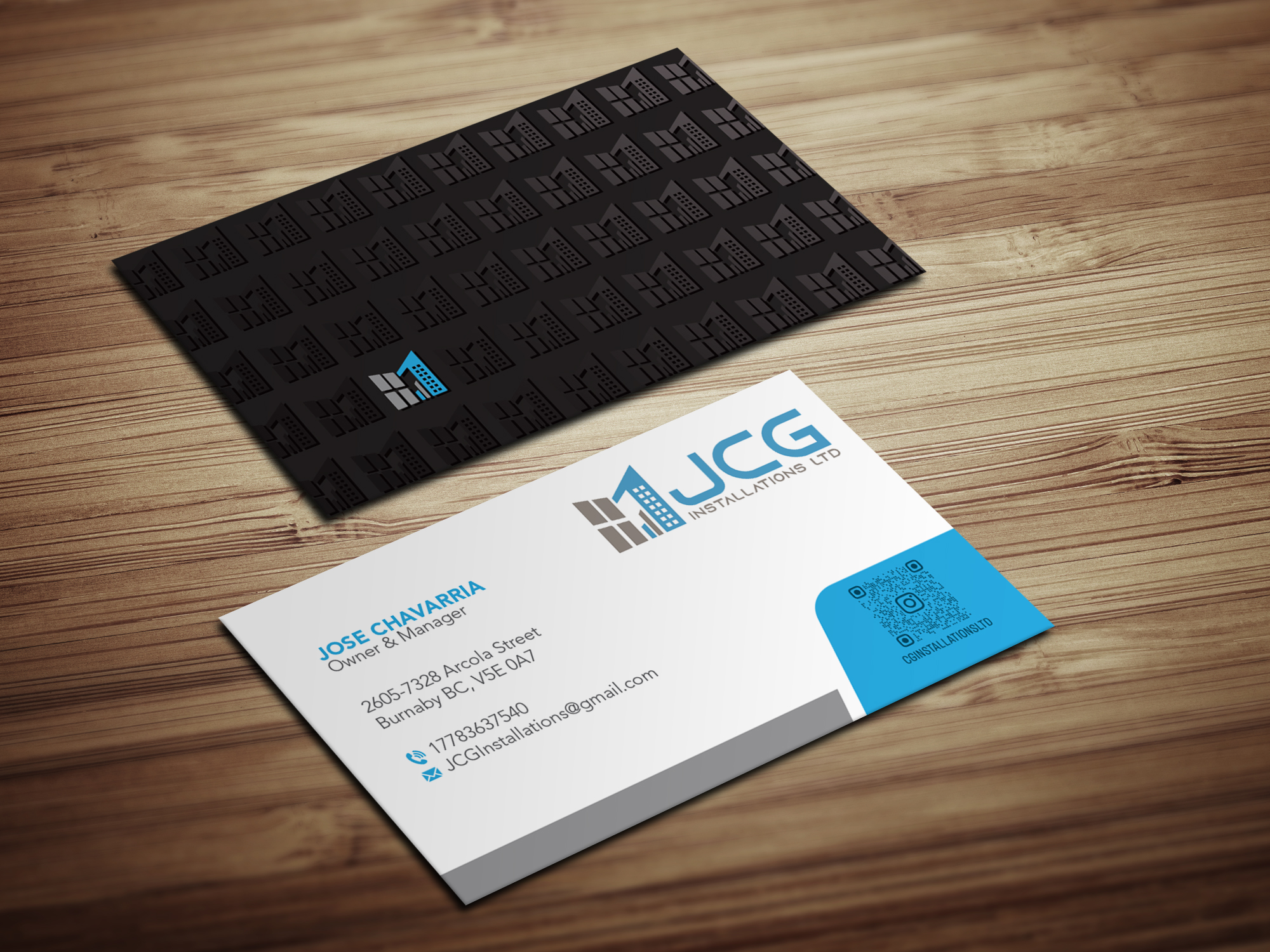 Business Card Design by Magic of Art for JCG Installations Ltd  | Design #33027465