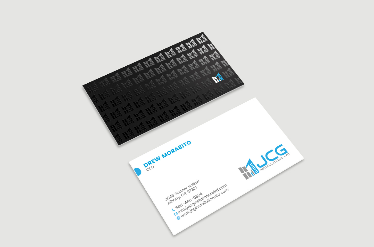 Diseño de Tarjeta de Presentación por Tripti Ranjan Gain para JCG Installations Ltd  | Diseño #33020539