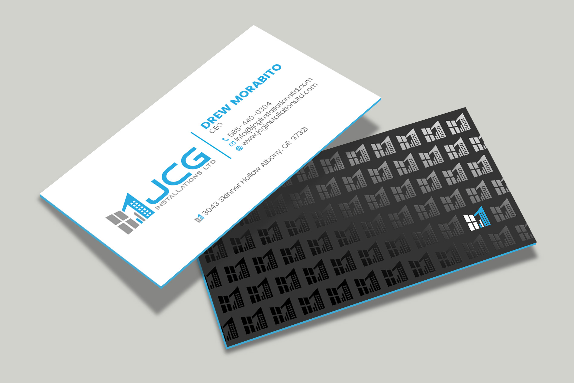 Diseño de Tarjeta de Presentación por Tripti Ranjan Gain para JCG Installations Ltd  | Diseño #33020541