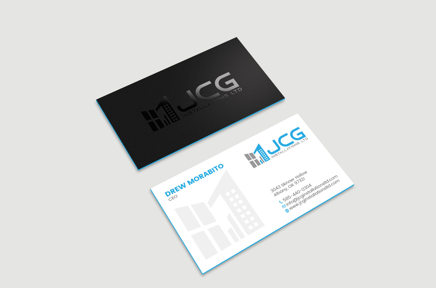 Diseño de Tarjeta de Presentación por Tripti Ranjan Gain para JCG Installations Ltd  | Diseño #33020564