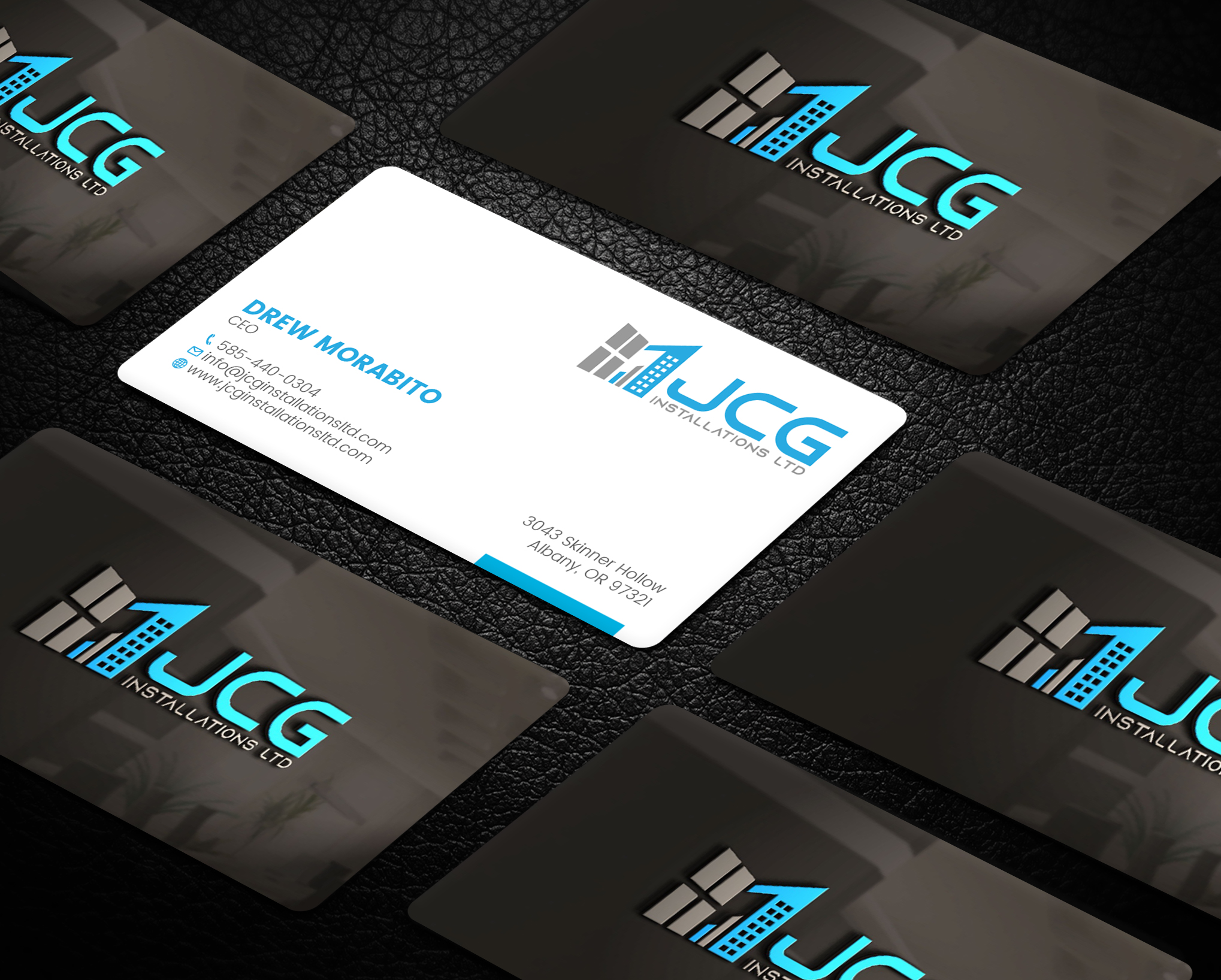 Diseño de Tarjeta de Presentación por Tripti Ranjan Gain para JCG Installations Ltd  | Diseño #33020565