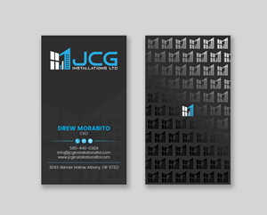 Diseño de Tarjeta de Presentación por Tripti Ranjan Gain para JCG Installations Ltd  | Diseño: #33020589