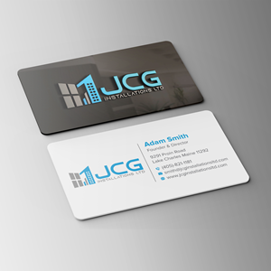 Business Card Design by Bikash Das for JCG Installations Ltd  | Design: #33020107