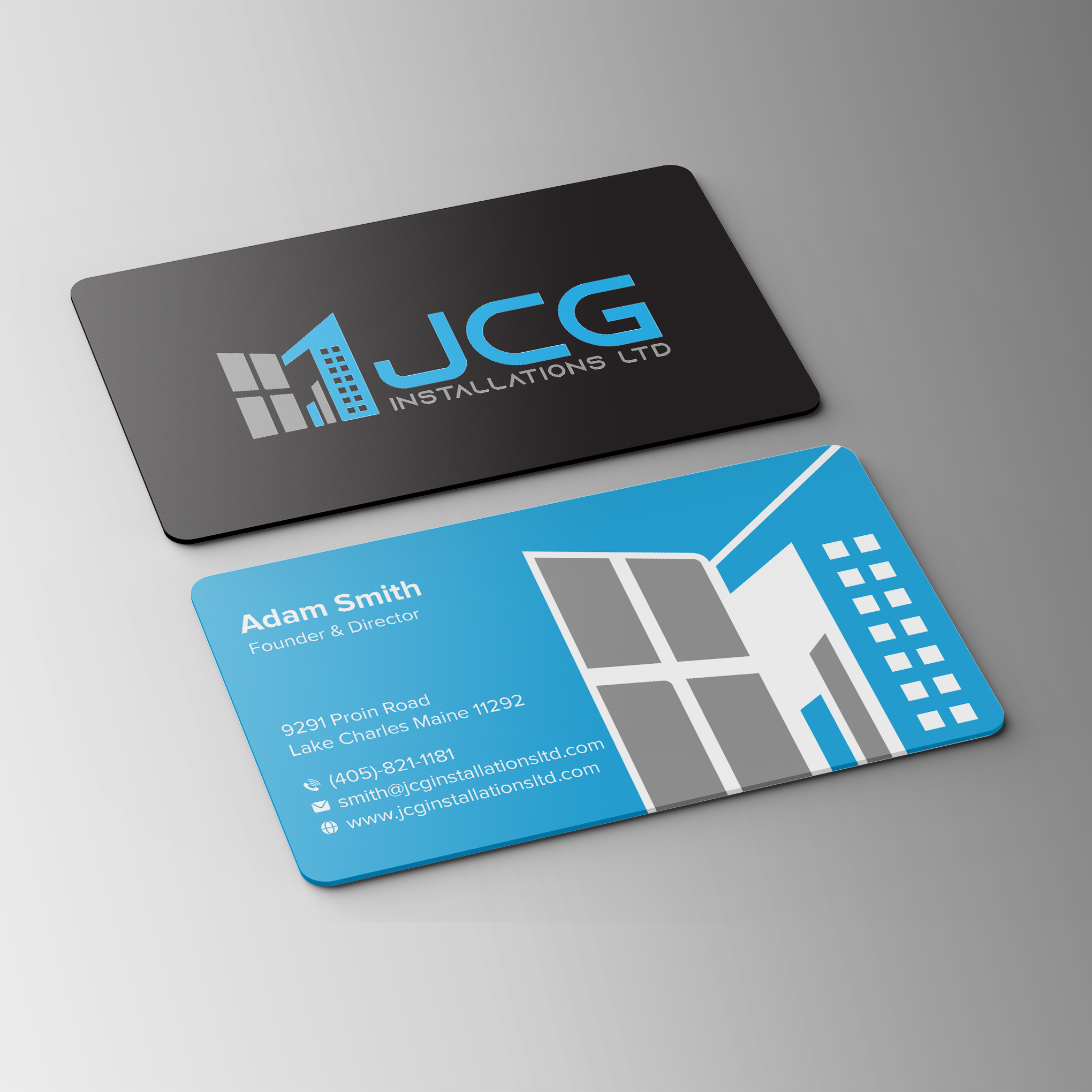 Business Card Design by Bikash Das for JCG Installations Ltd  | Design #33024455