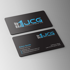 Business Card Design by Bikash Das for JCG Installations Ltd  | Design: #33024498