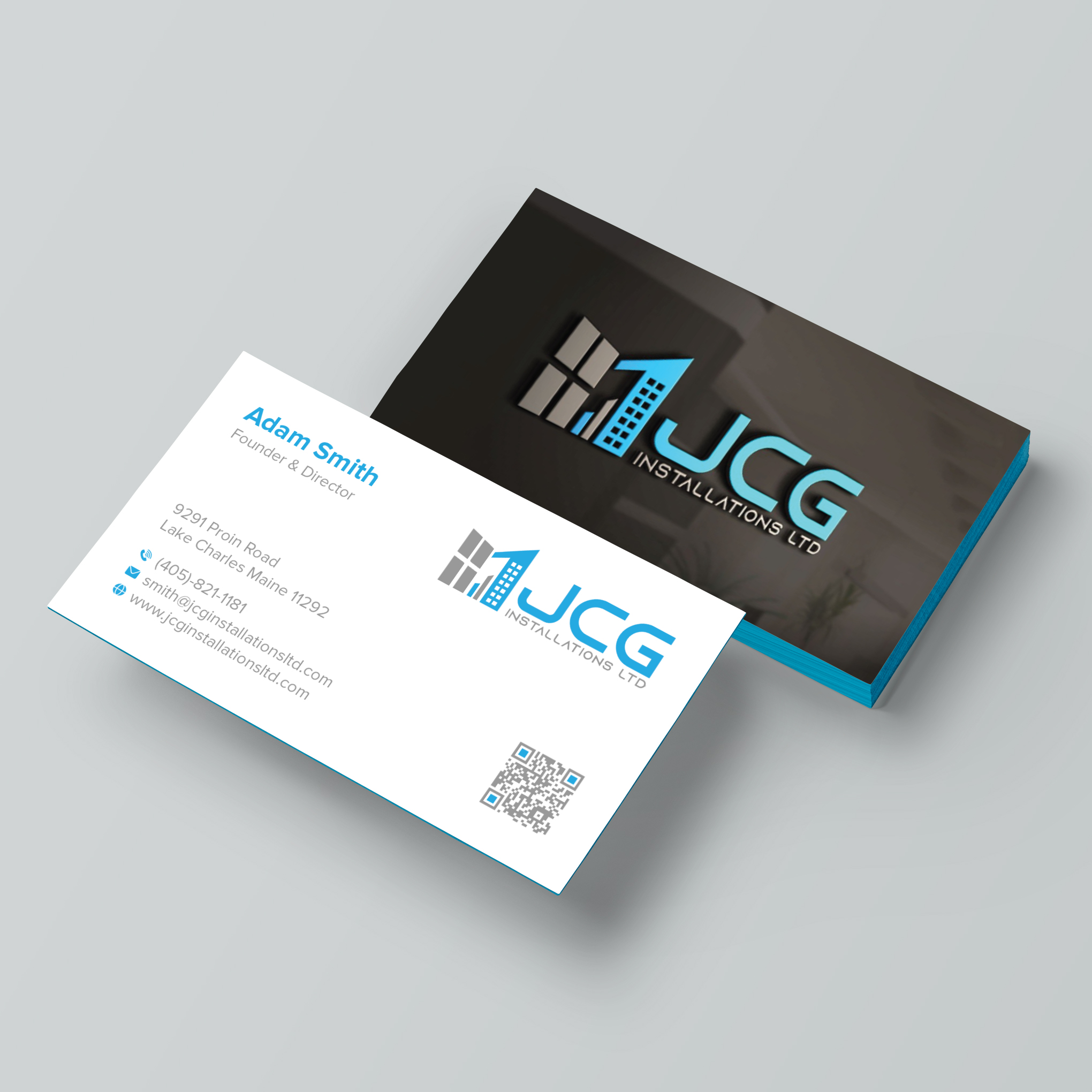 Business Card Design by Bikash Das for JCG Installations Ltd  | Design #33024643