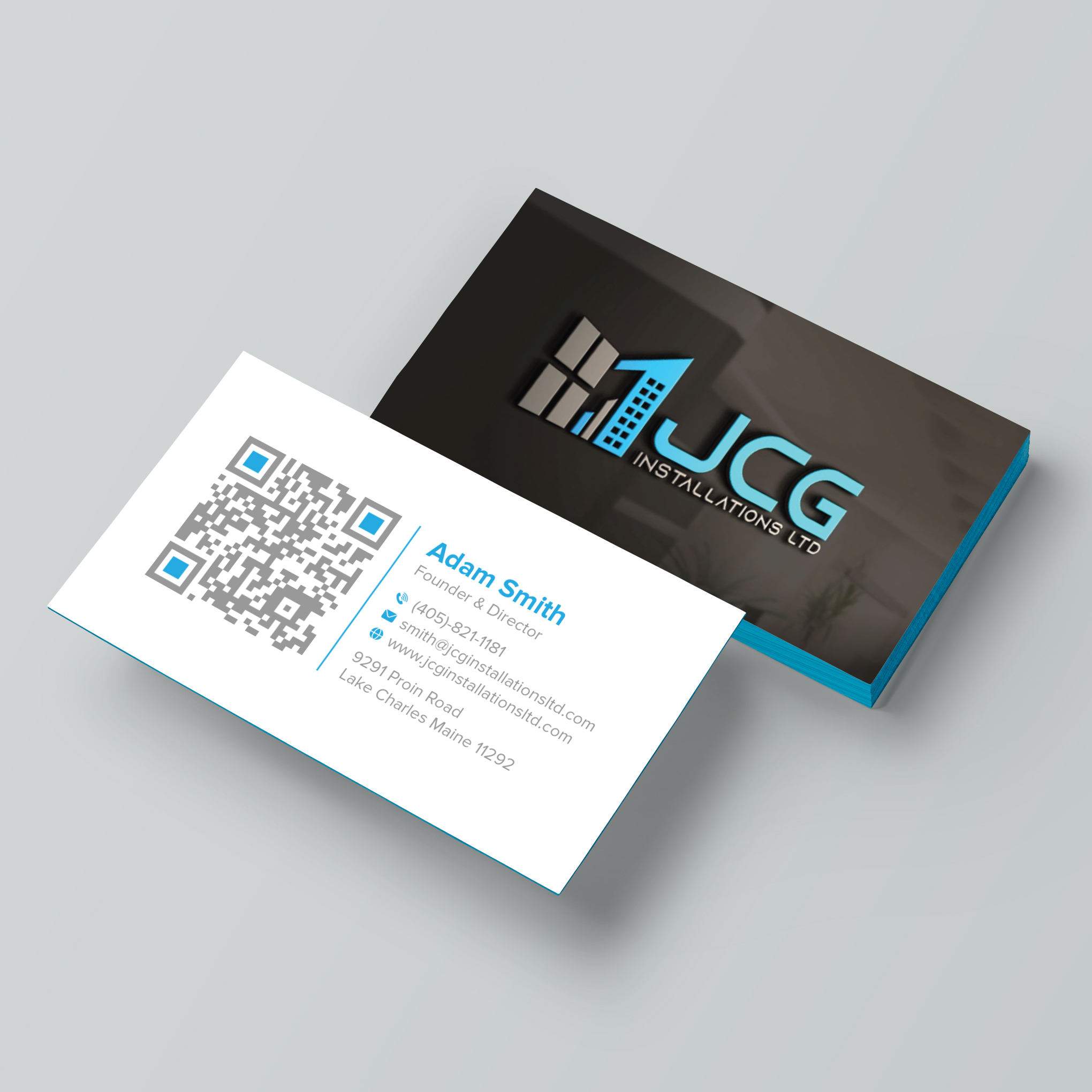 Business Card Design by Bikash Das for JCG Installations Ltd  | Design #33024667