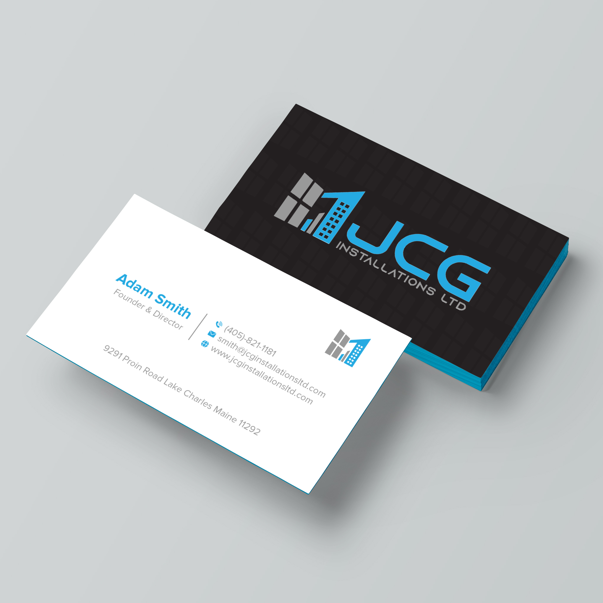 Business Card Design by Bikash Das for JCG Installations Ltd  | Design #33024698