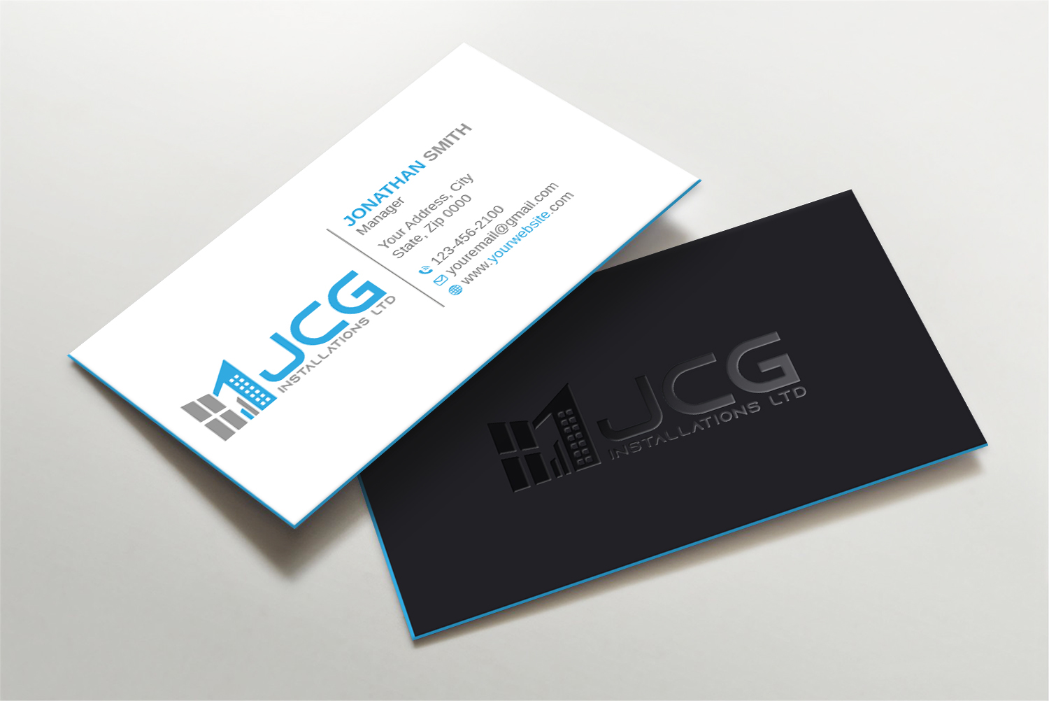 Business Card Design by Imagine design000 for JCG Installations Ltd  | Design #33019469