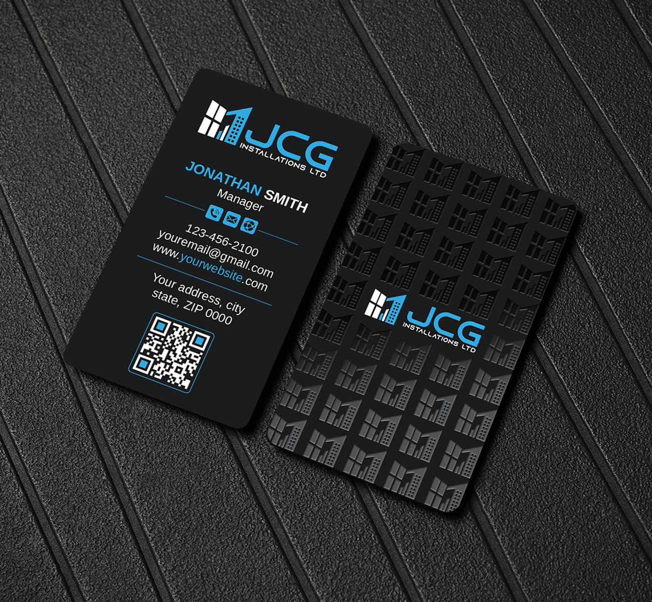 Diseño de Tarjeta de Presentación por Imagine design000 para JCG Installations Ltd  | Diseño #33021277