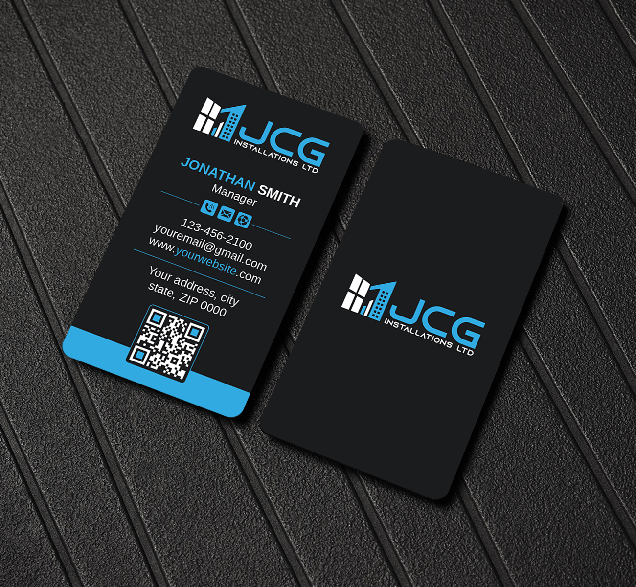 Diseño de Tarjeta de Presentación por Imagine design000 para JCG Installations Ltd  | Diseño #33021278