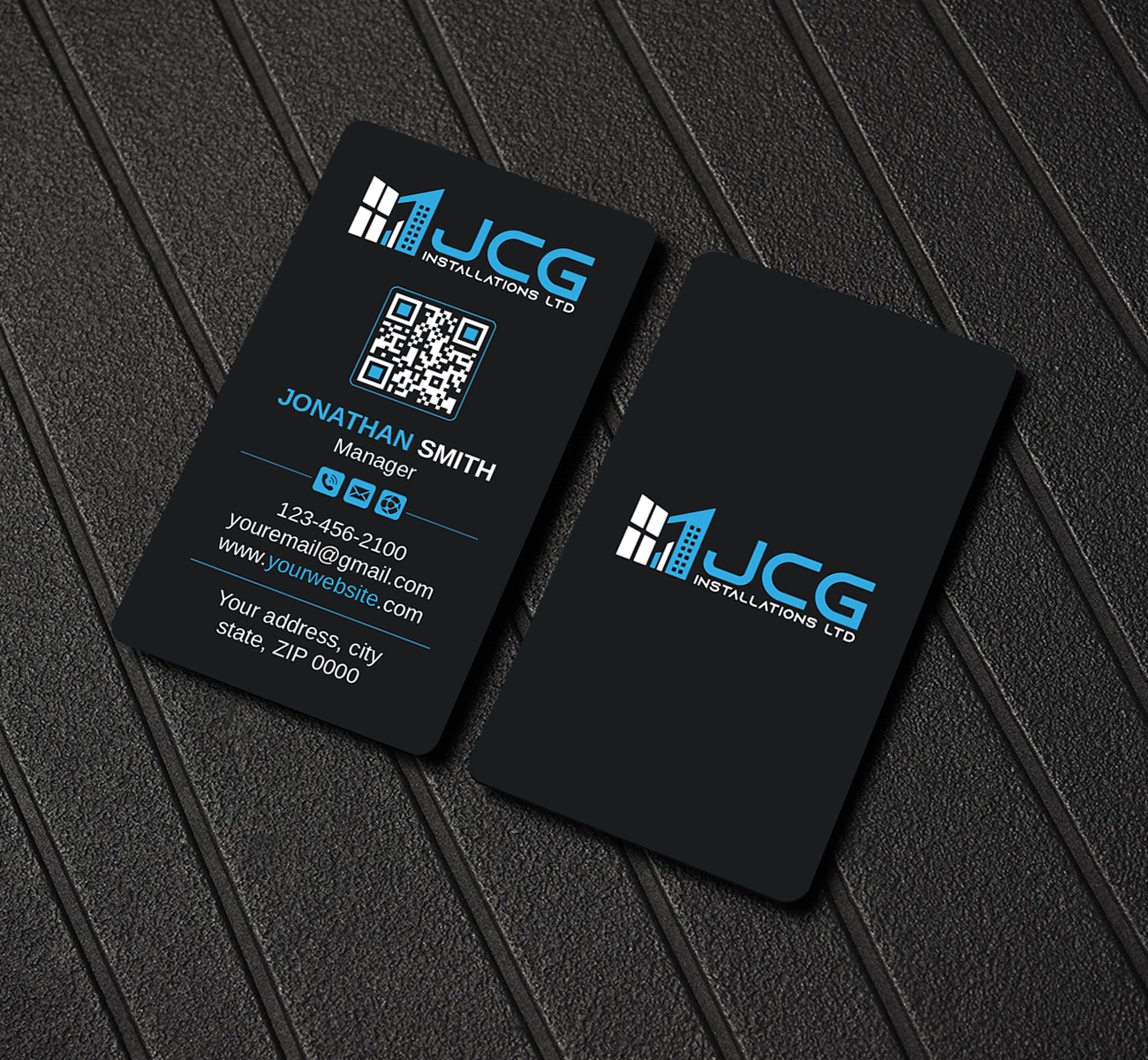 Diseño de Tarjeta de Presentación por Imagine design000 para JCG Installations Ltd  | Diseño #33021282