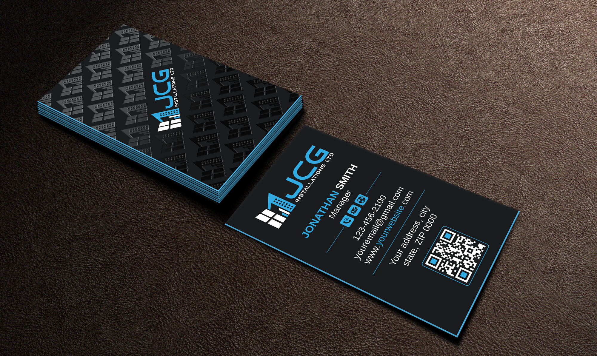 Diseño de Tarjeta de Presentación por Imagine design000 para JCG Installations Ltd  | Diseño #33021375