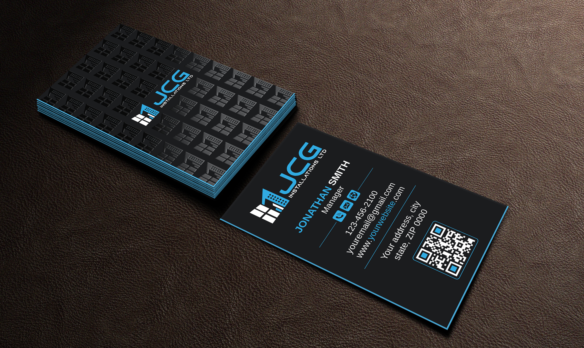 Diseño de Tarjeta de Presentación por Imagine design000 para JCG Installations Ltd  | Diseño #33021382