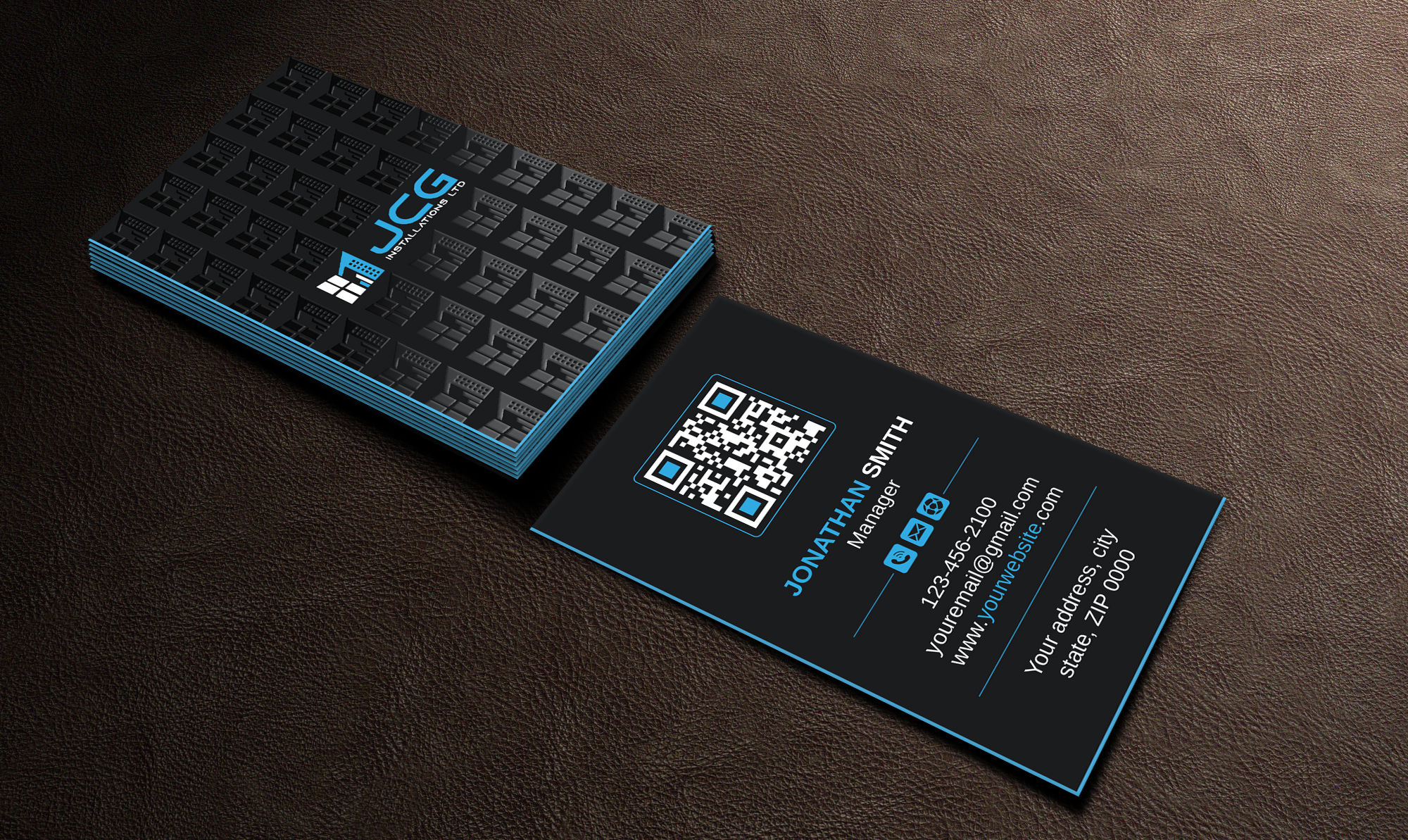 Business Card Design by Imagine design000 for JCG Installations Ltd  | Design #33021386