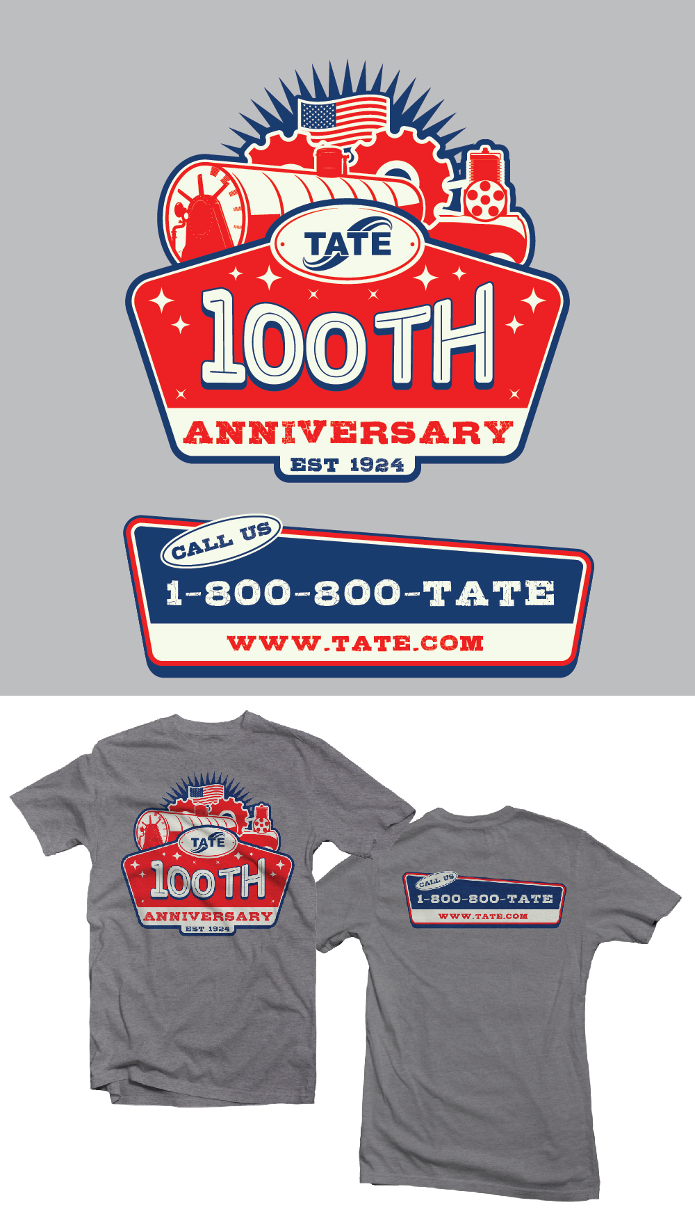 T-shirt Design by Ngoeg for Tate Engineering | Design #33068575