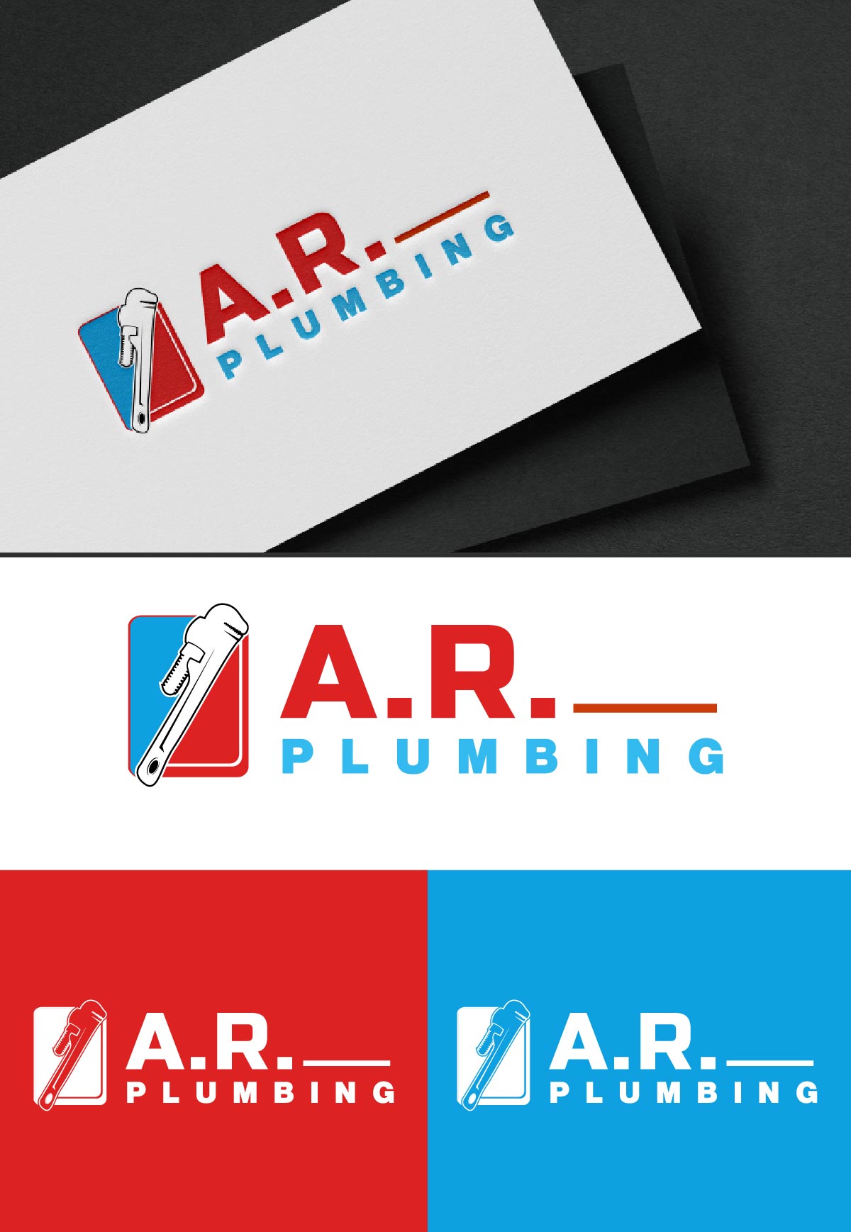 Logo-Design von Loknath für A.R. Plumbing llc | Design #33036750