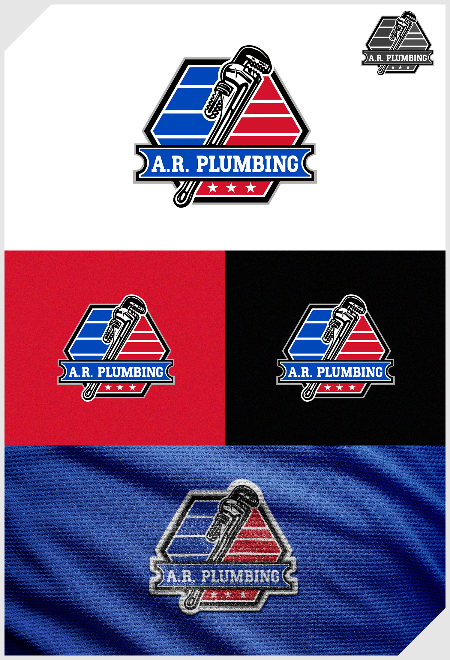 Logo-Design von IDesign1606 für A.R. Plumbing llc | Design #33041809