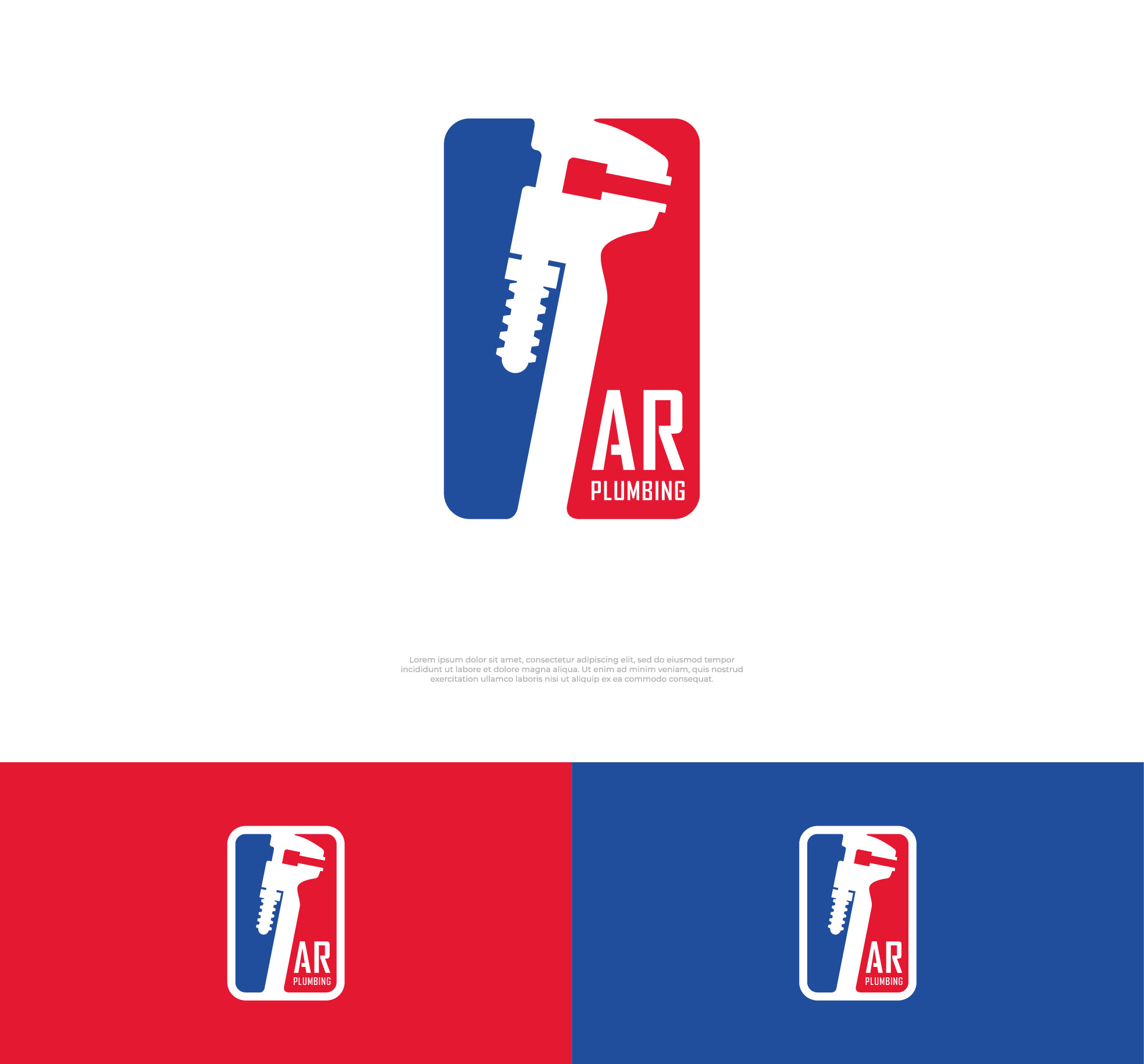 Logo-Design von Nash_Shaha für A.R. Plumbing llc | Design #33039628