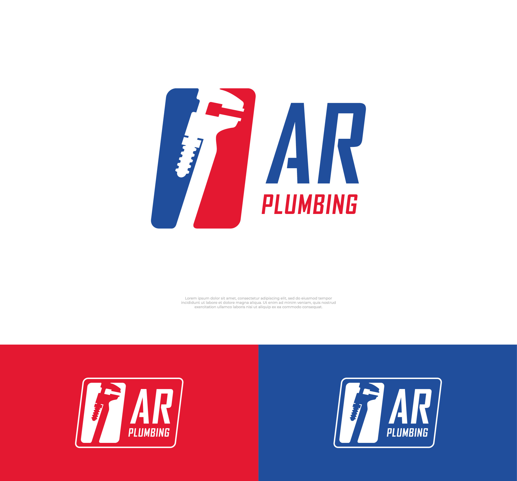 Diseño de Logo por Nash_Shaha para A.R. Plumbing llc | Diseño #33039630