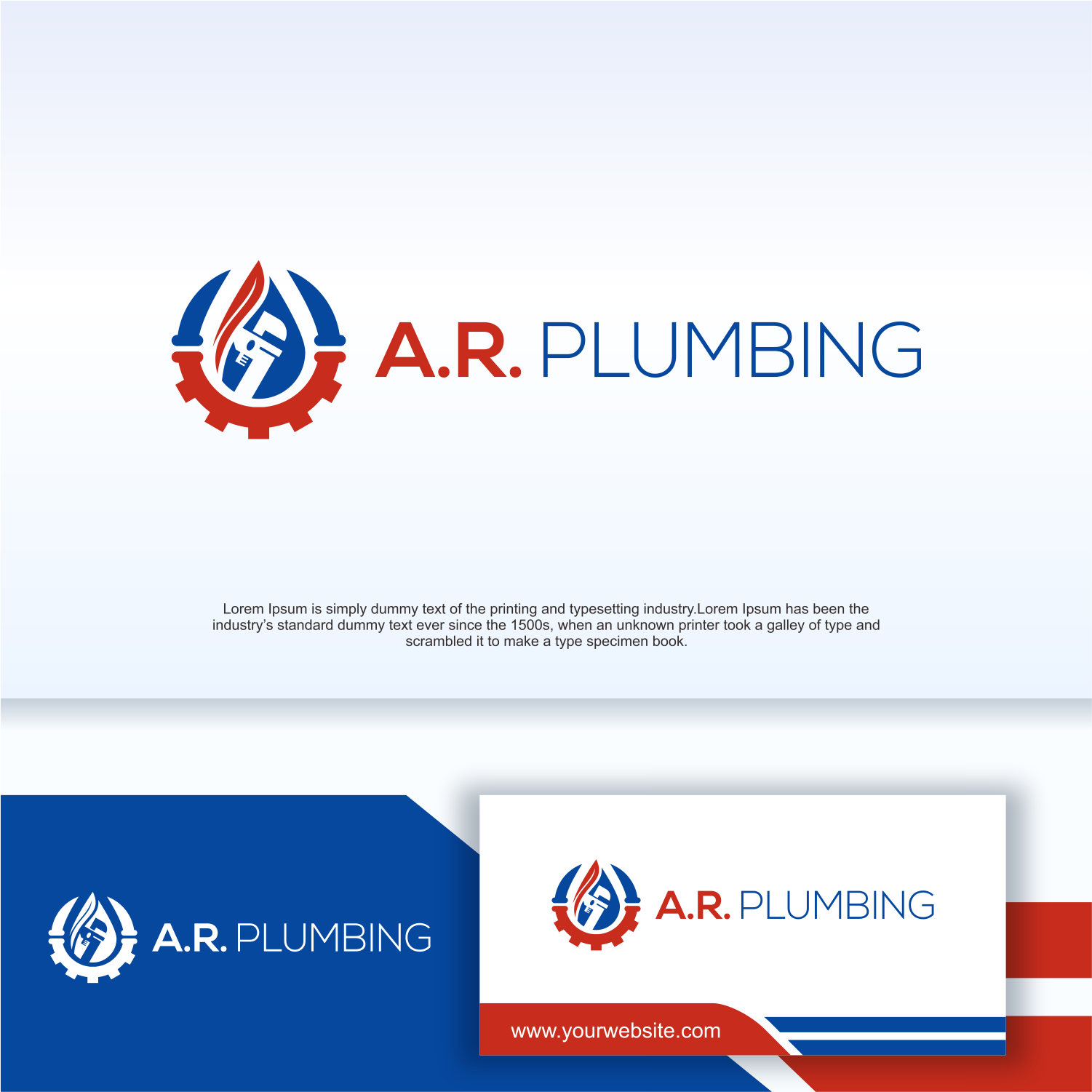 Diseño de Logo por Apache Kretek para A.R. Plumbing llc | Diseño #33033978