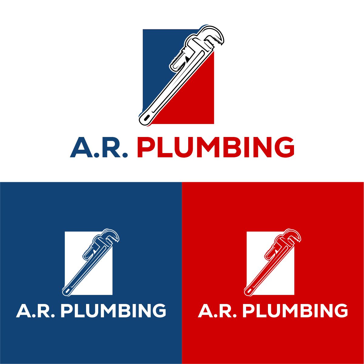 Logo Design by creative.bugs for A.R. Plumbing llc | Design #33041248