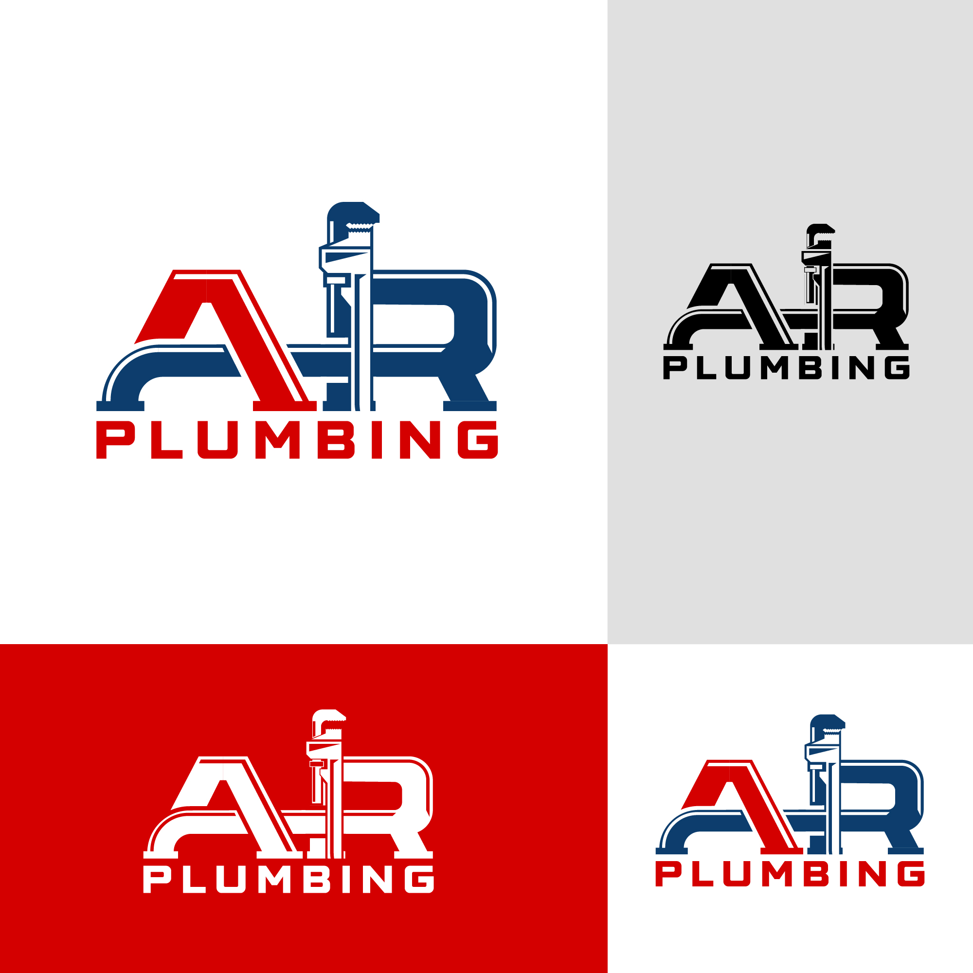 Diseño de Logo por Transformed Design Inc. para A.R. Plumbing llc | Diseño #33038674