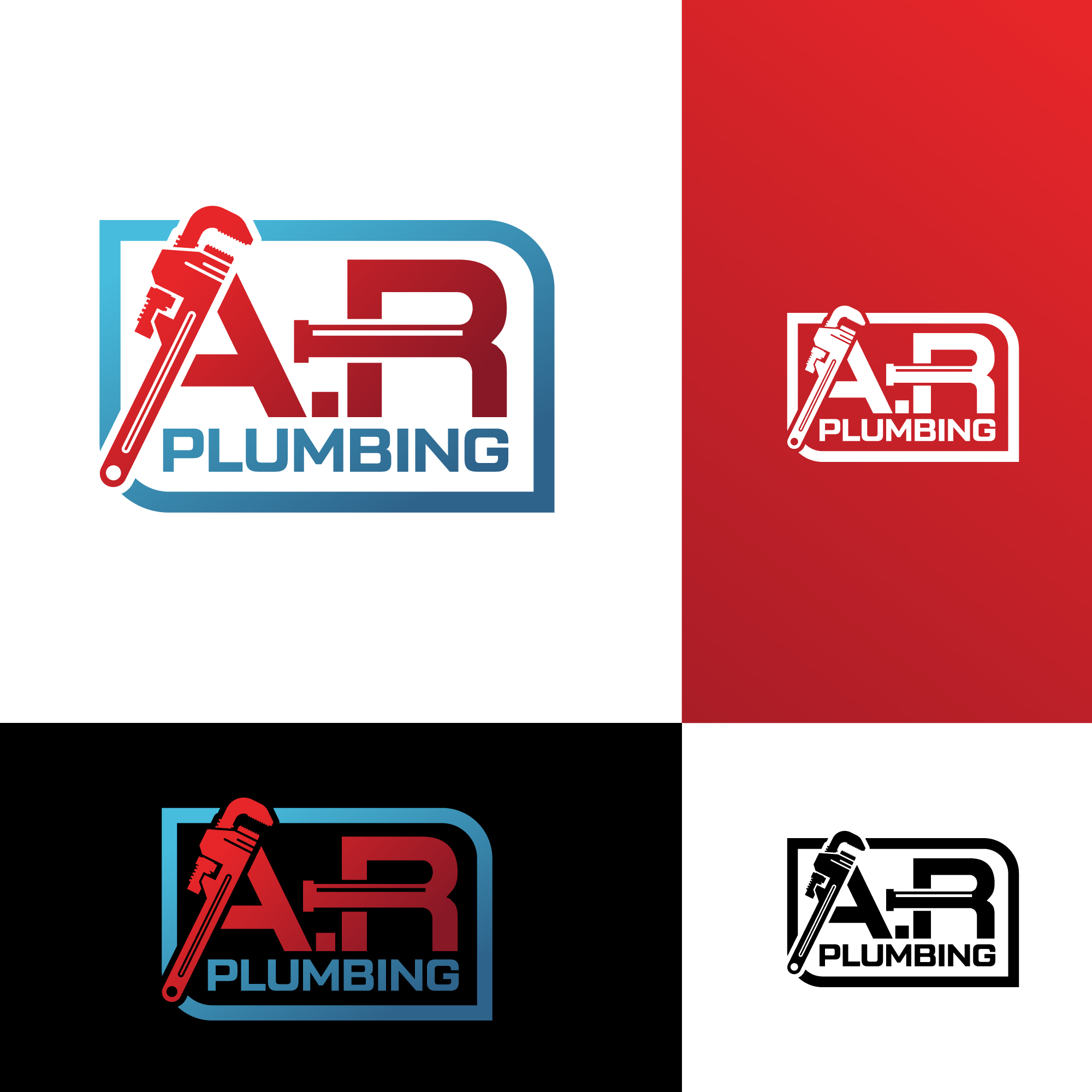 Logo Design by Transformed Design Inc. for A.R. Plumbing llc | Design #33046990
