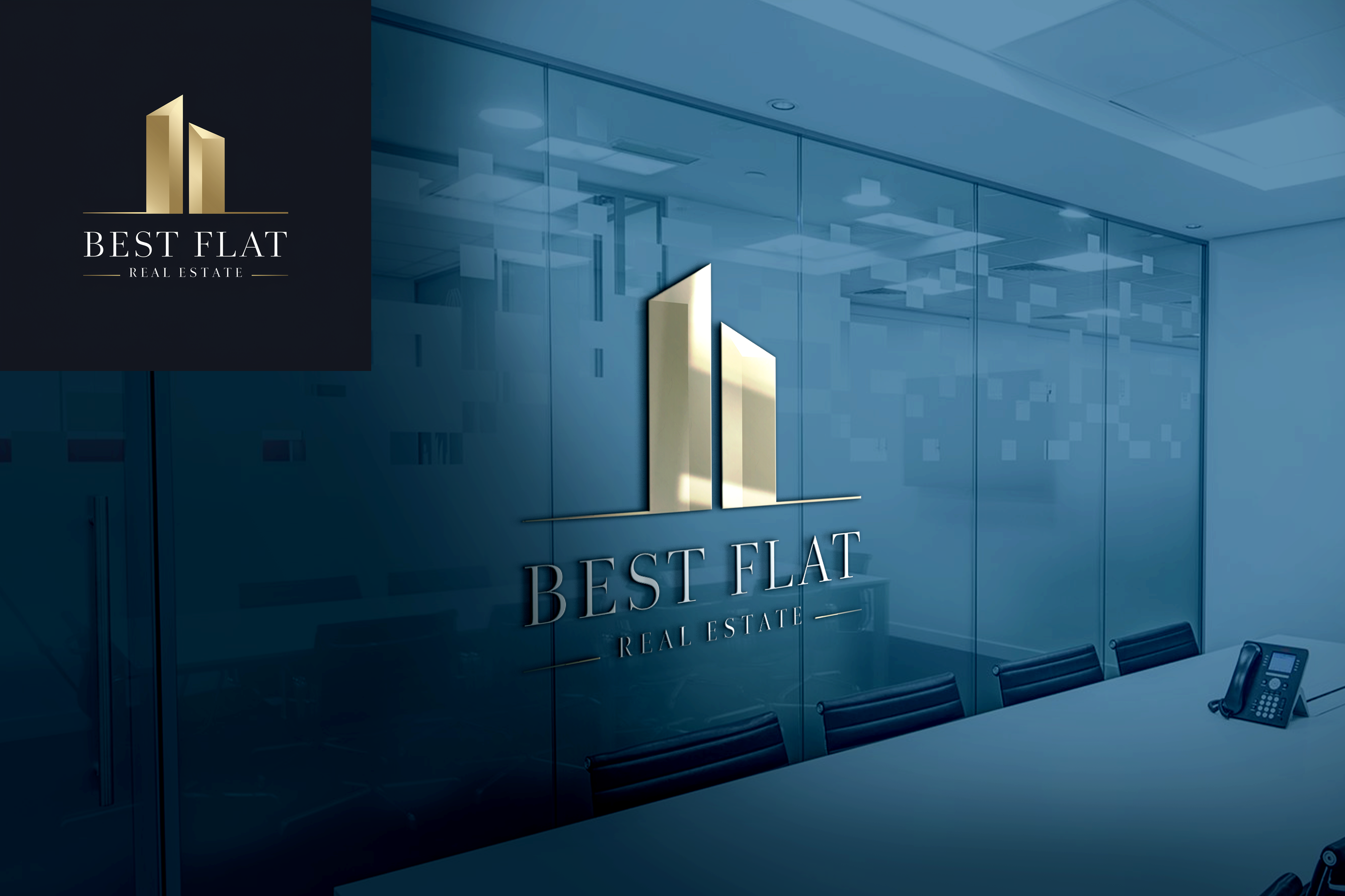 Logo Design by AMBStudio for Best Flat | Design #33043323