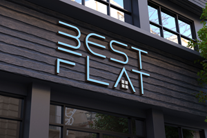 Logo Design by Kavth for Best Flat | Design: #33055420