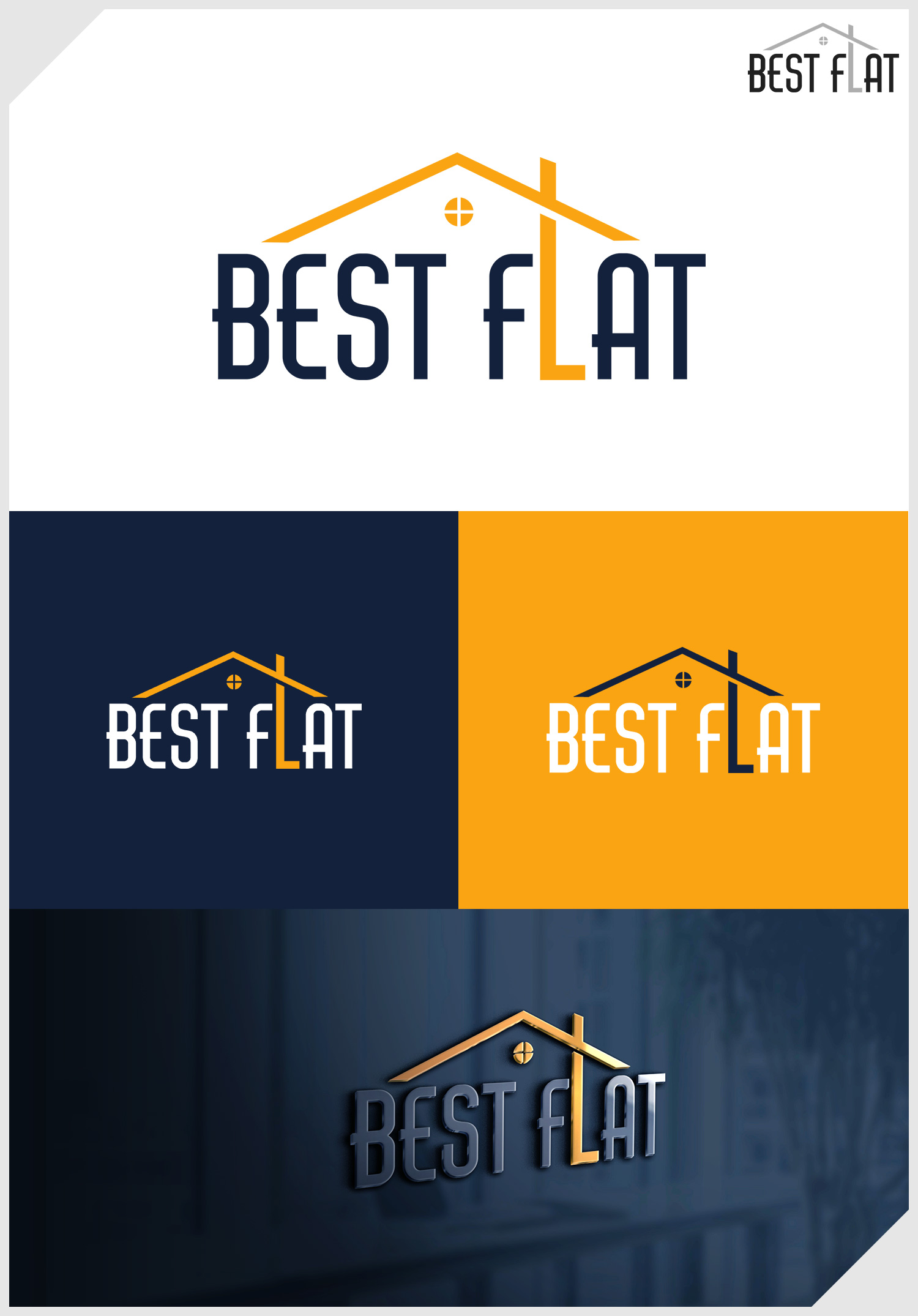 Logo Design by IDesign1606 for Best Flat | Design #33042588