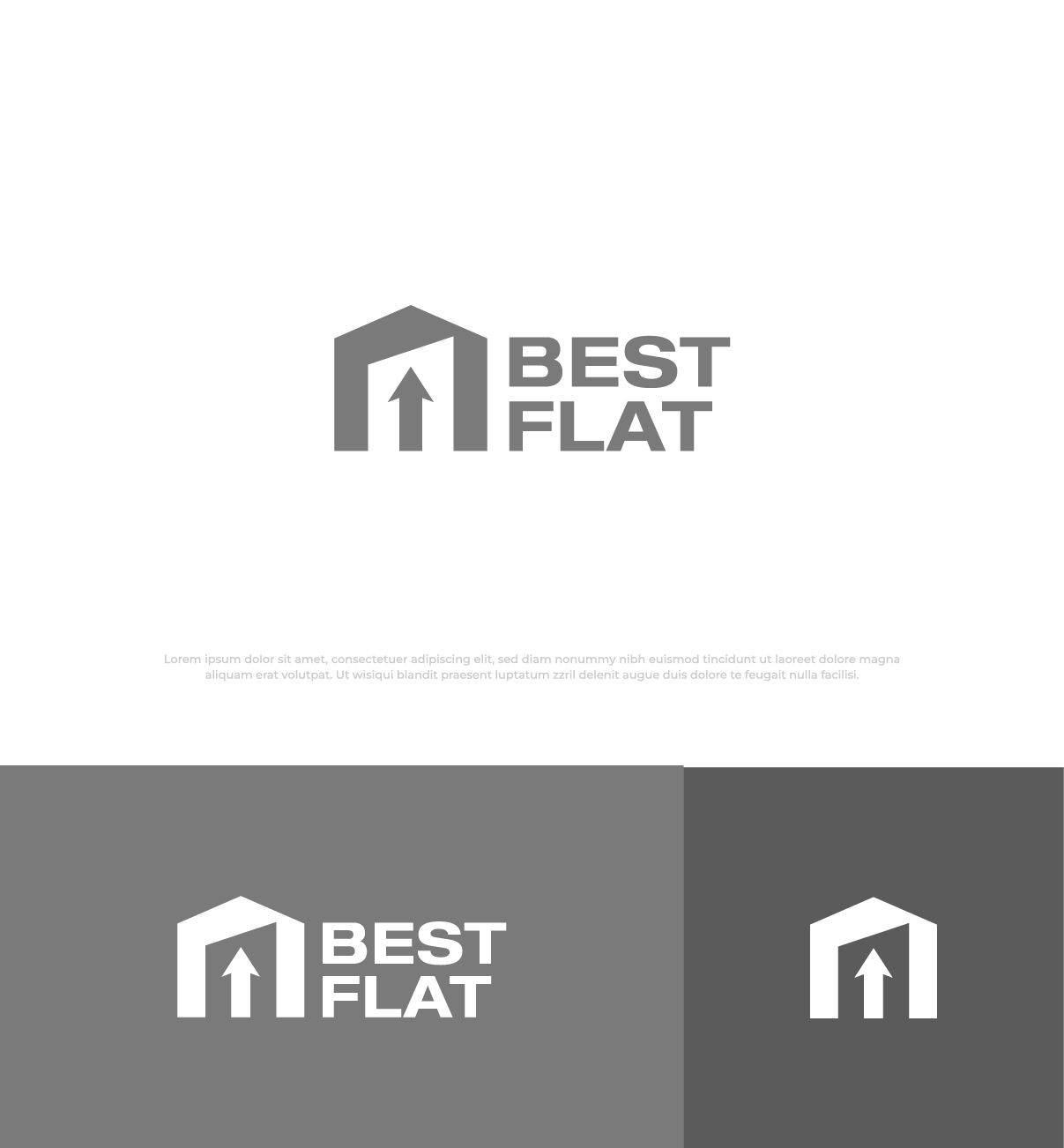 Logo Design by Hasin_Designs for Best Flat | Design #33038481