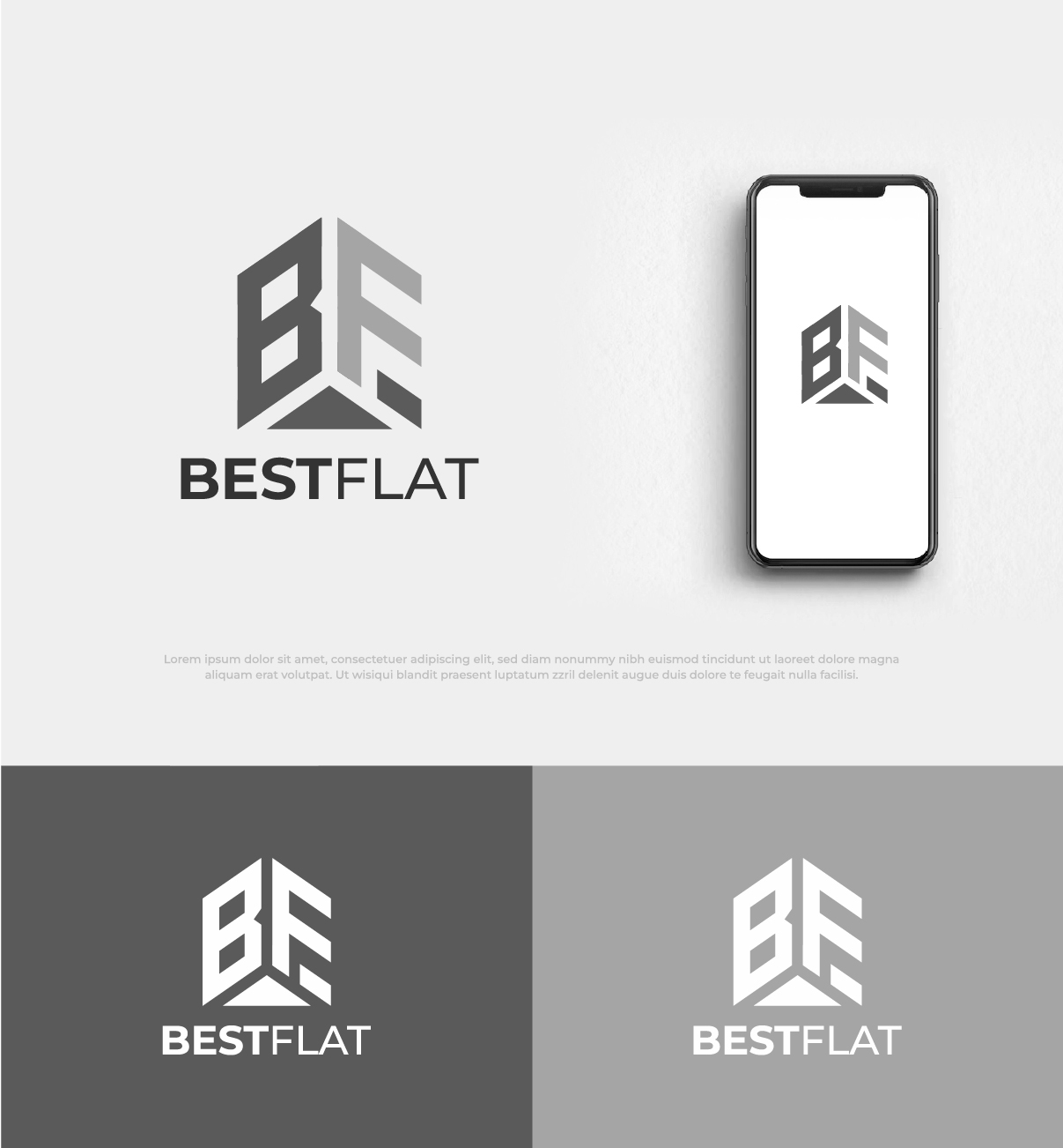 Logo Design by Hasin_Designs for Best Flat | Design #33038482