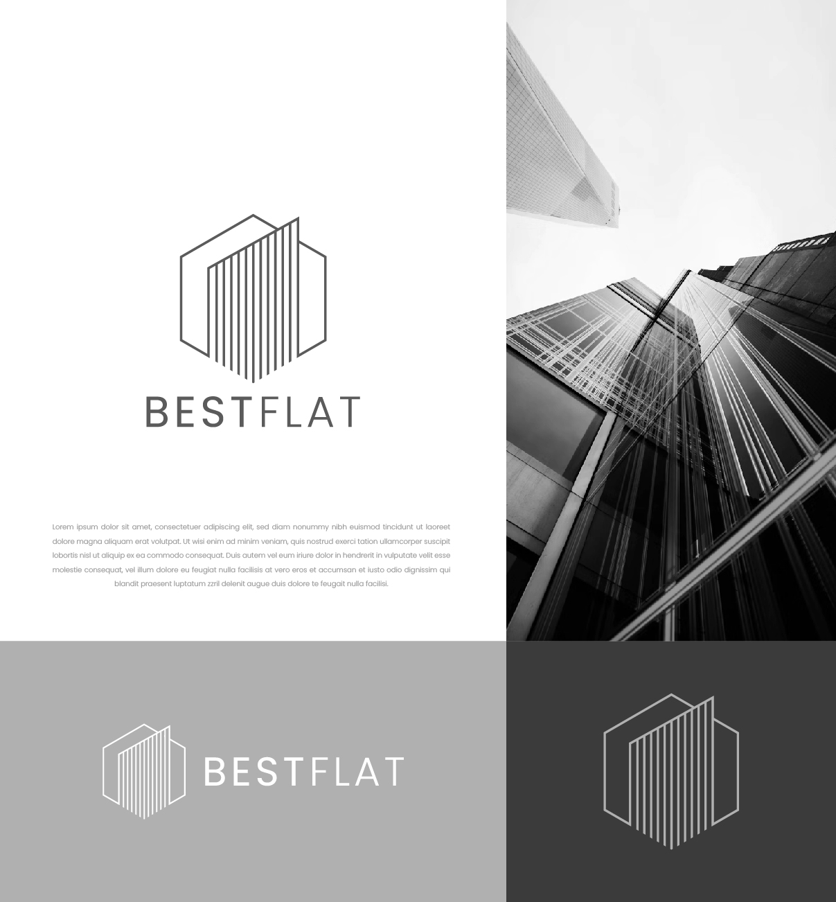 Logo Design by Hasin_Designs for Best Flat | Design #33038483