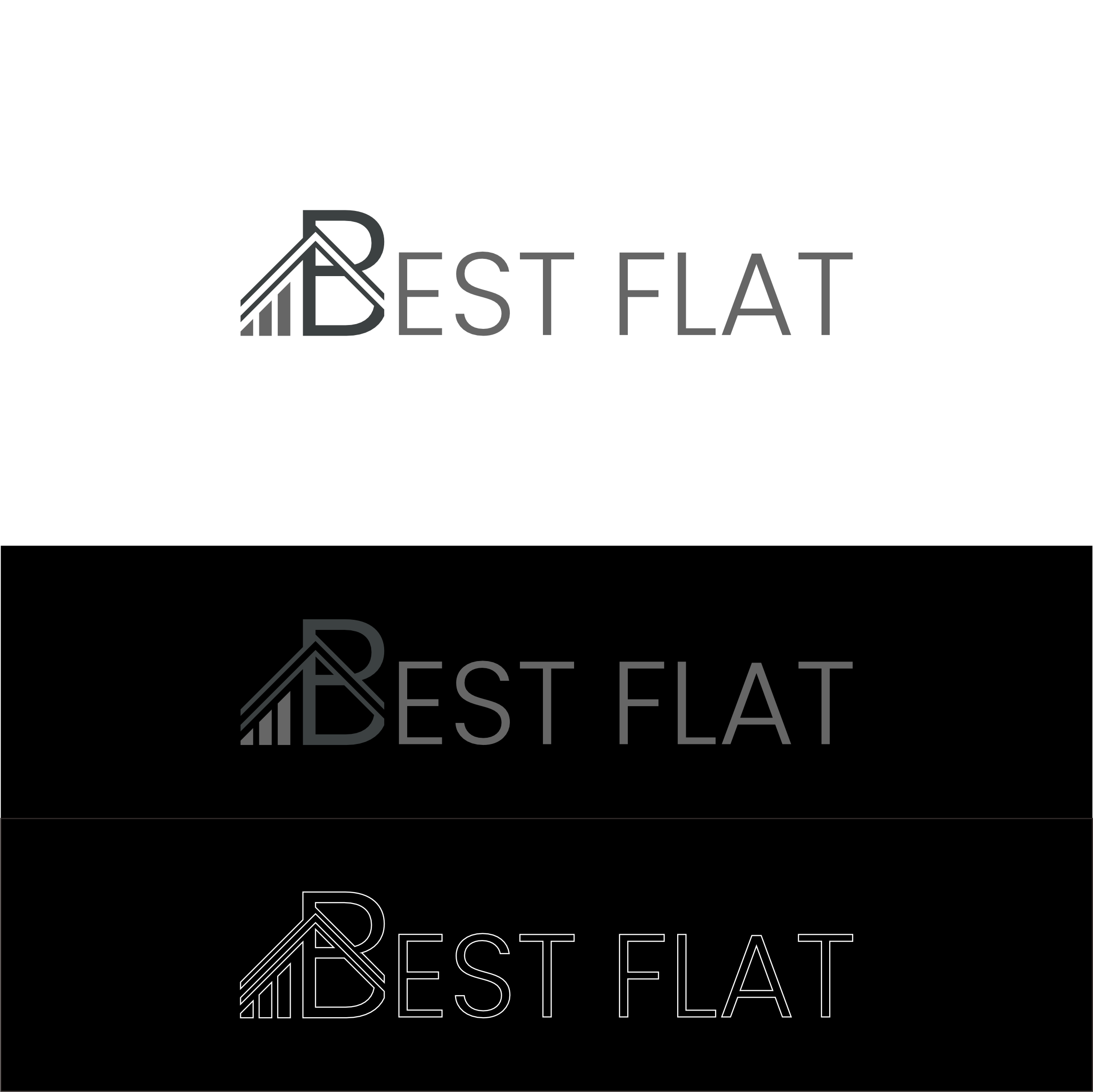 Logo-Design von Jaka Suharno für Best Flat | Design #33041142