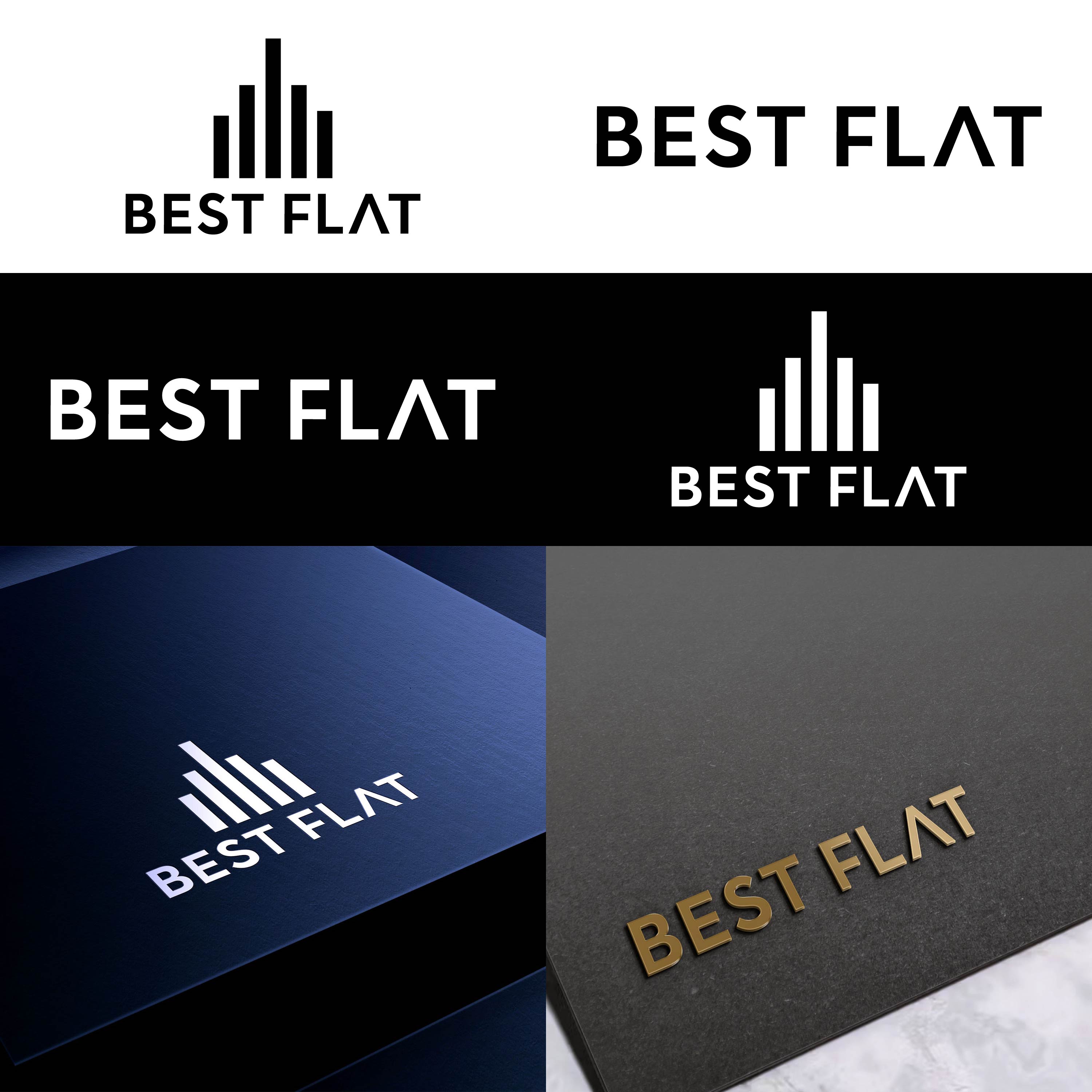 Logo Design by Shahzaib Ashfaq for Best Flat | Design #33040879